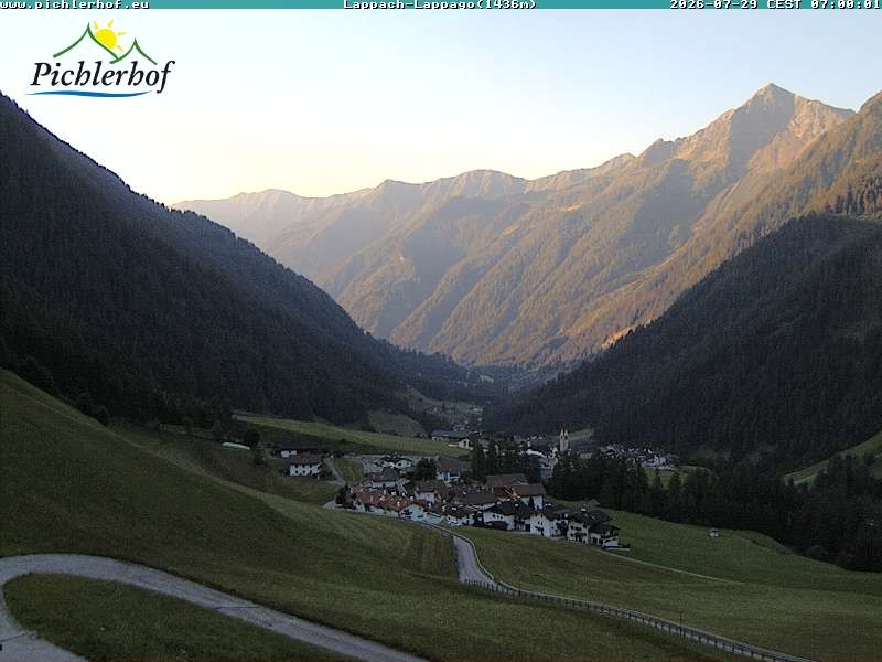 Archiv Foto Webcam Pichlerhof, Tauferer Ahnrtal