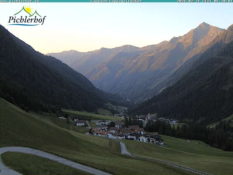 Archiv Foto Webcam Pichlerhof, Tauferer Ahnrtal