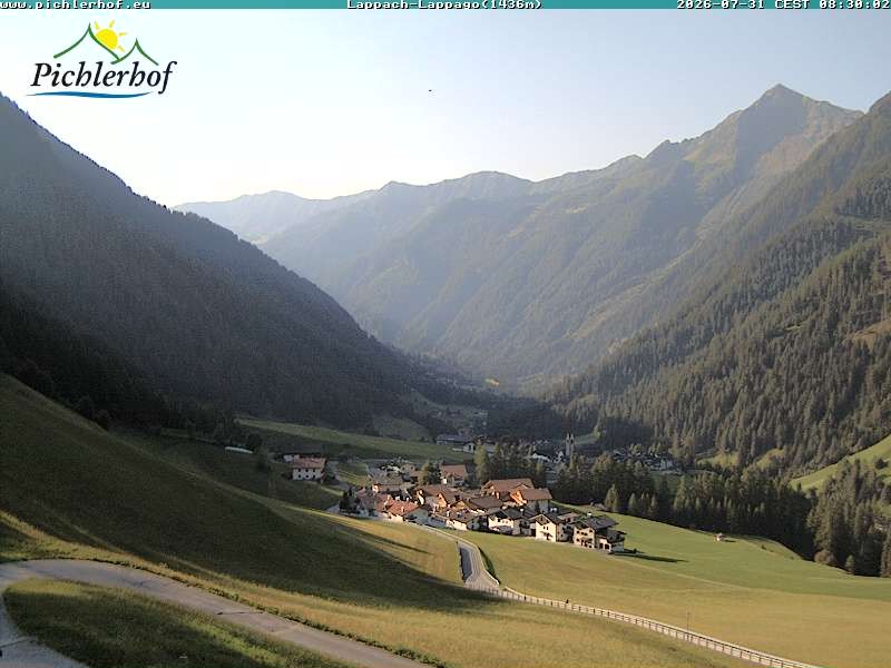 Archiv Foto Webcam Pichlerhof, Tauferer Ahnrtal