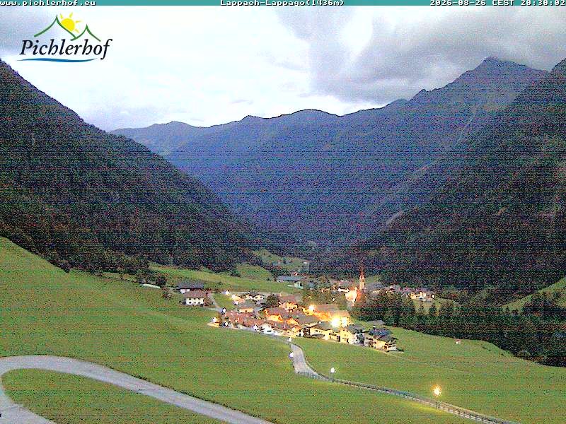 Archived image Webcam hotel Pichlerhof, Ahrntal valley
