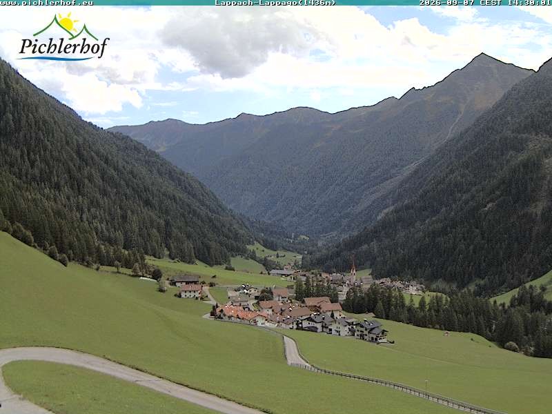 Archiv Foto Webcam Pichlerhof, Tauferer Ahnrtal