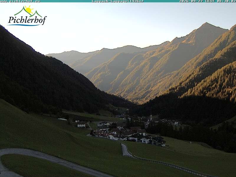 Archiv Foto Webcam Pichlerhof, Tauferer Ahnrtal