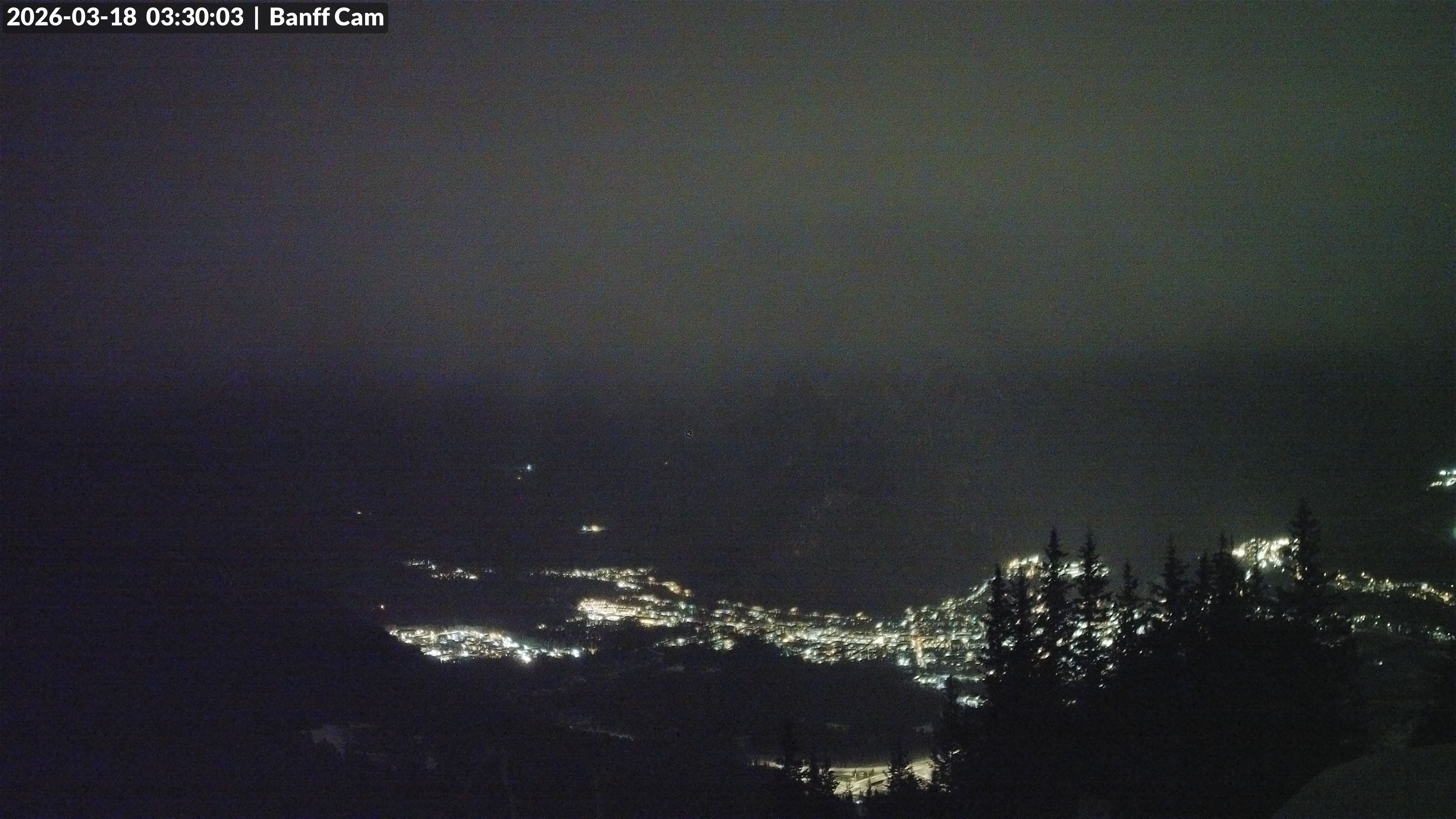 Archived image Webcam Banff Norquay: Cliff House