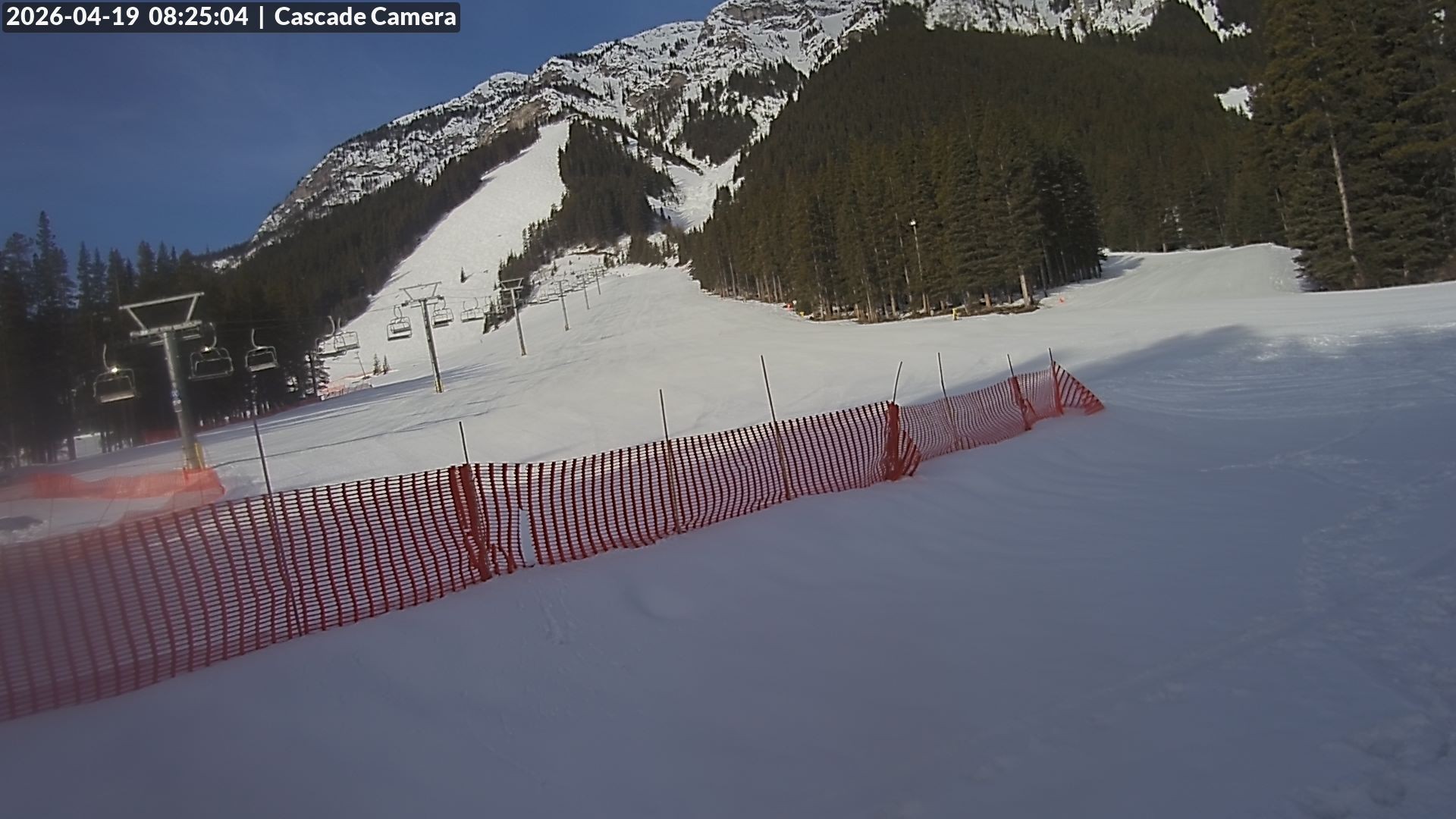 Archived image Webcam Banff Norquay: Cascade Lift