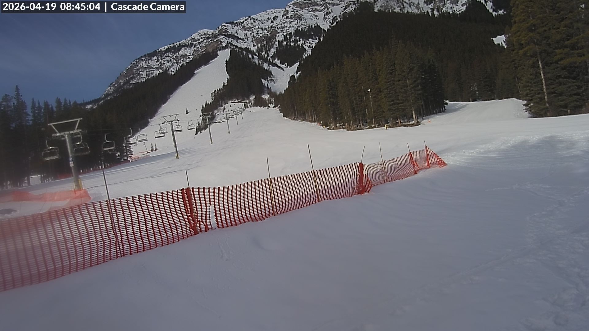 Archived image Webcam Banff Norquay: Cascade Lift