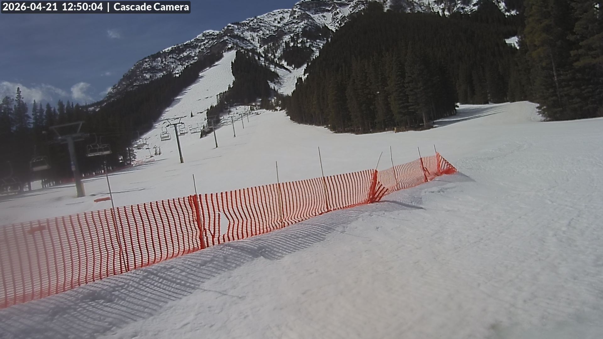 Archiv Foto Webcam Banff Norquay: Cascade Lift