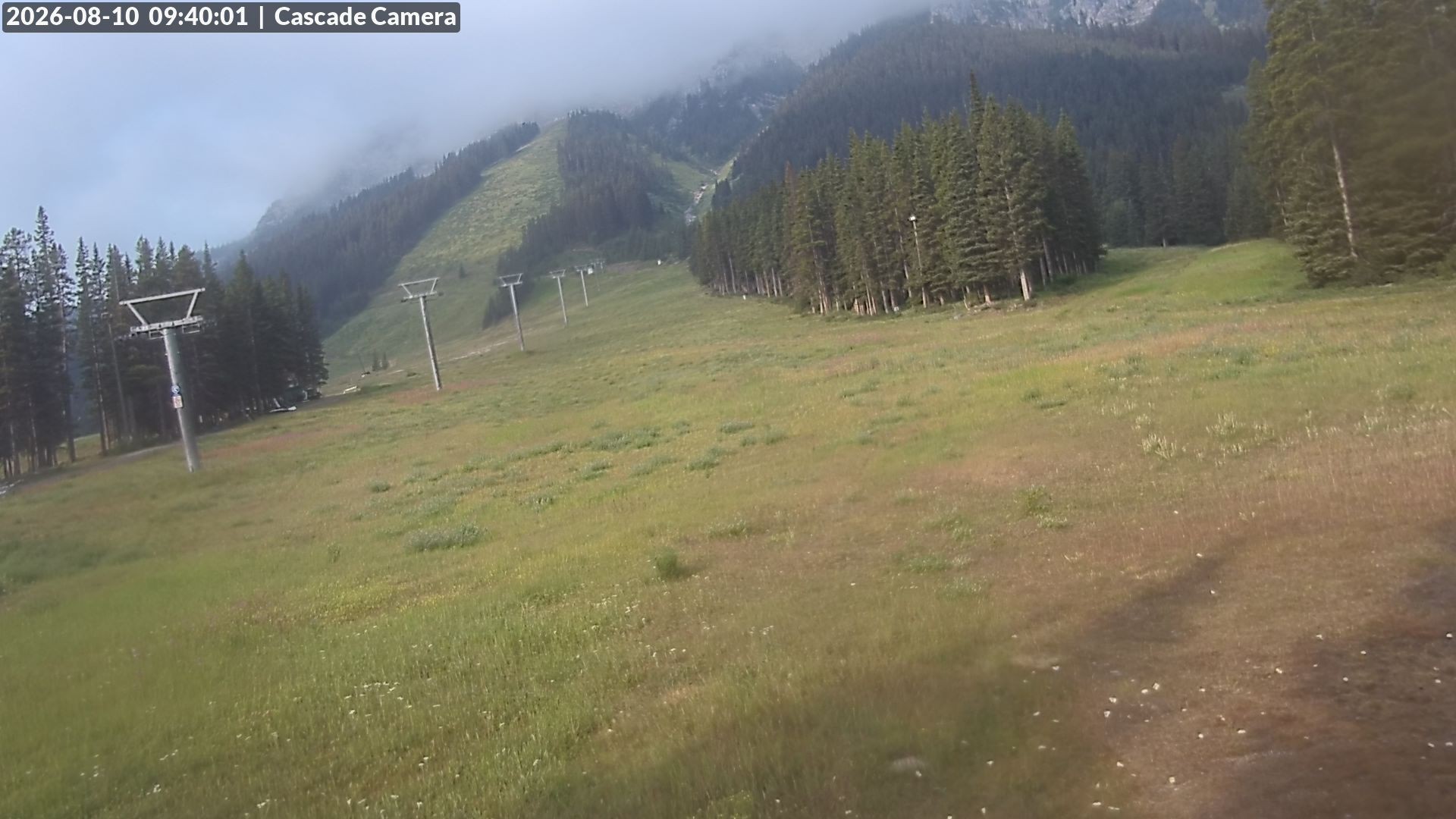 Archived image Webcam Banff Norquay: Cascade Lift