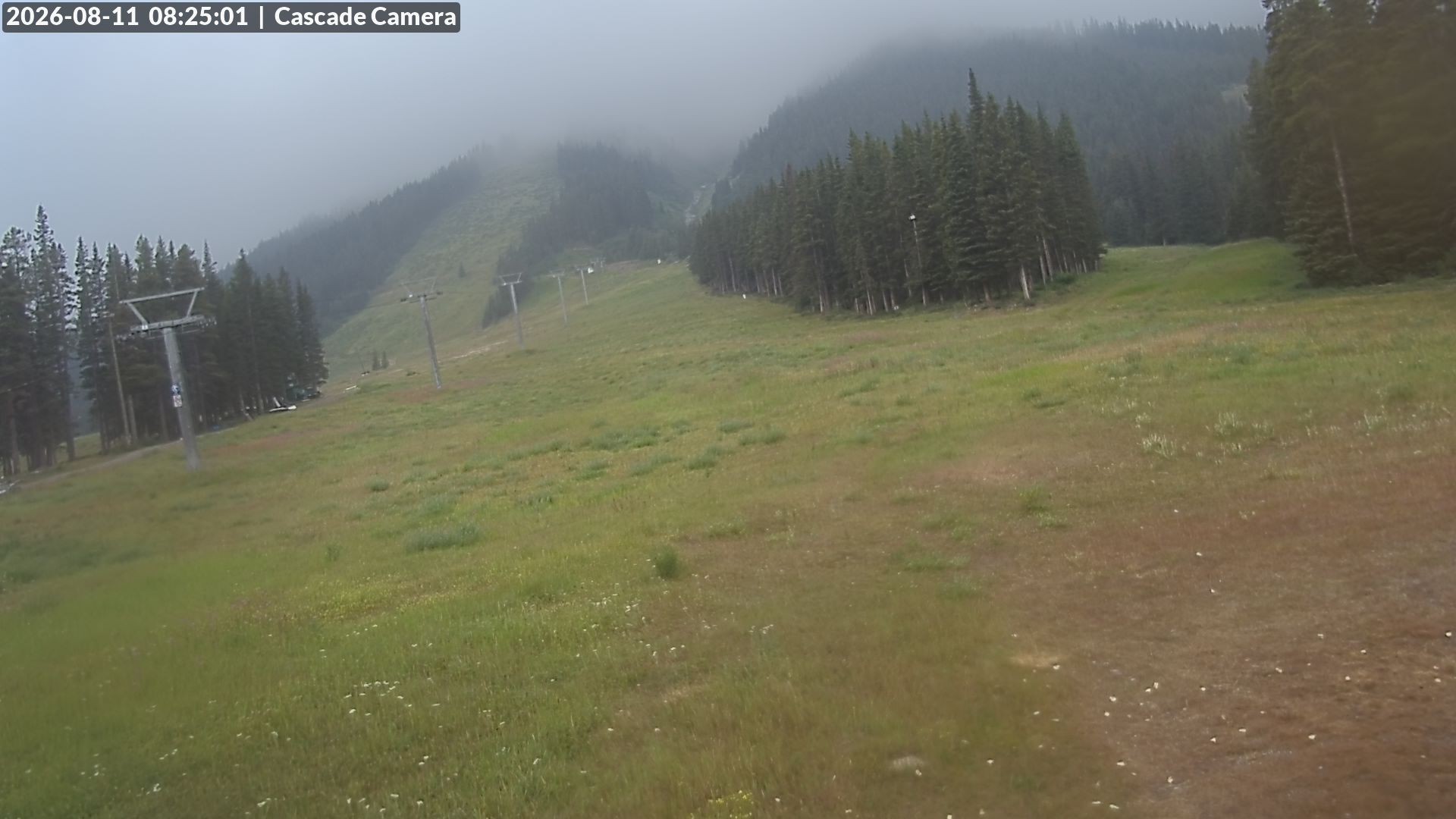 Archived image Webcam Banff Norquay: Cascade Lift