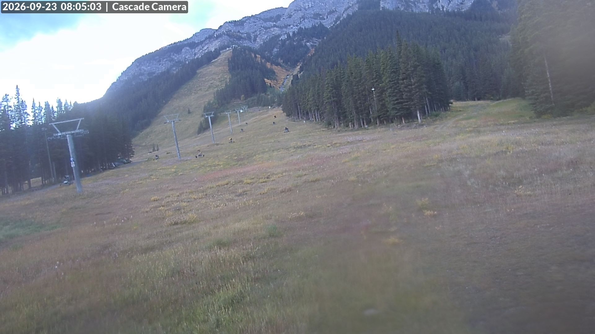 Archiv Foto Webcam Banff Norquay: Cascade Lift