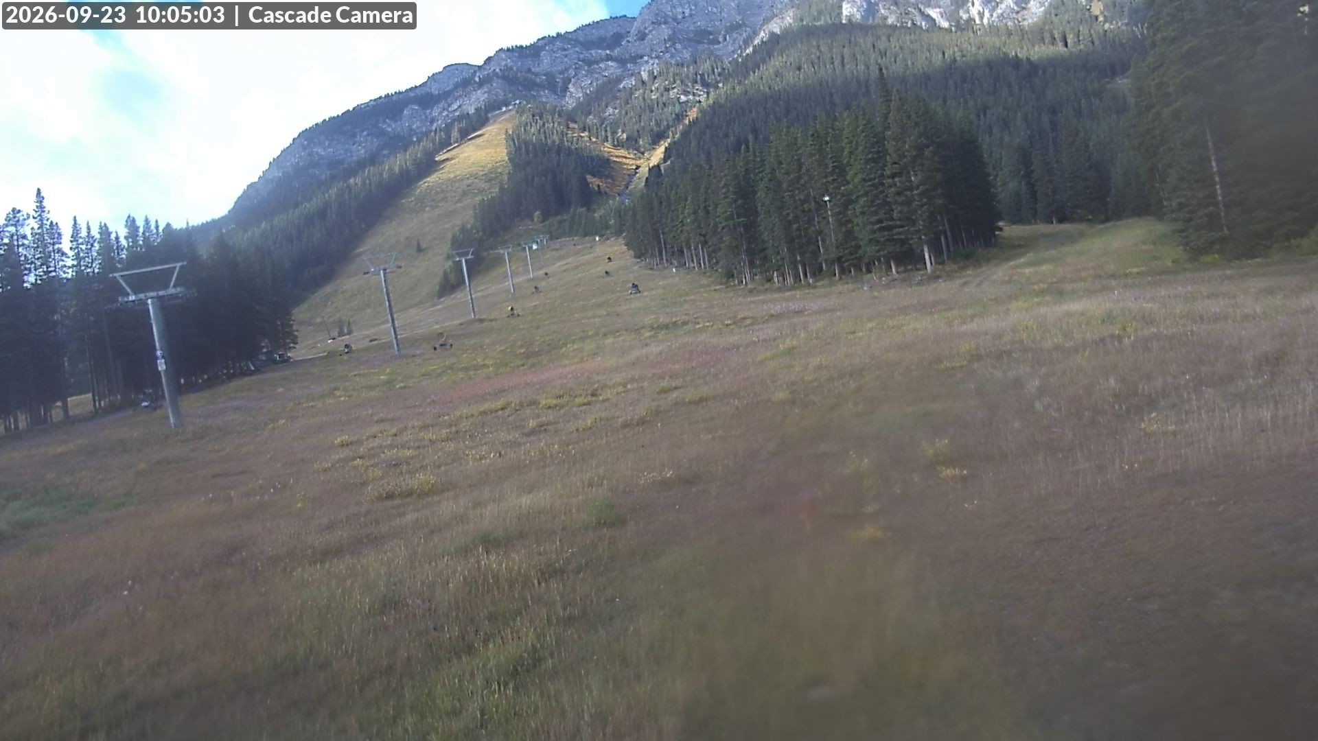 Archiv Foto Webcam Banff Norquay: Cascade Lift