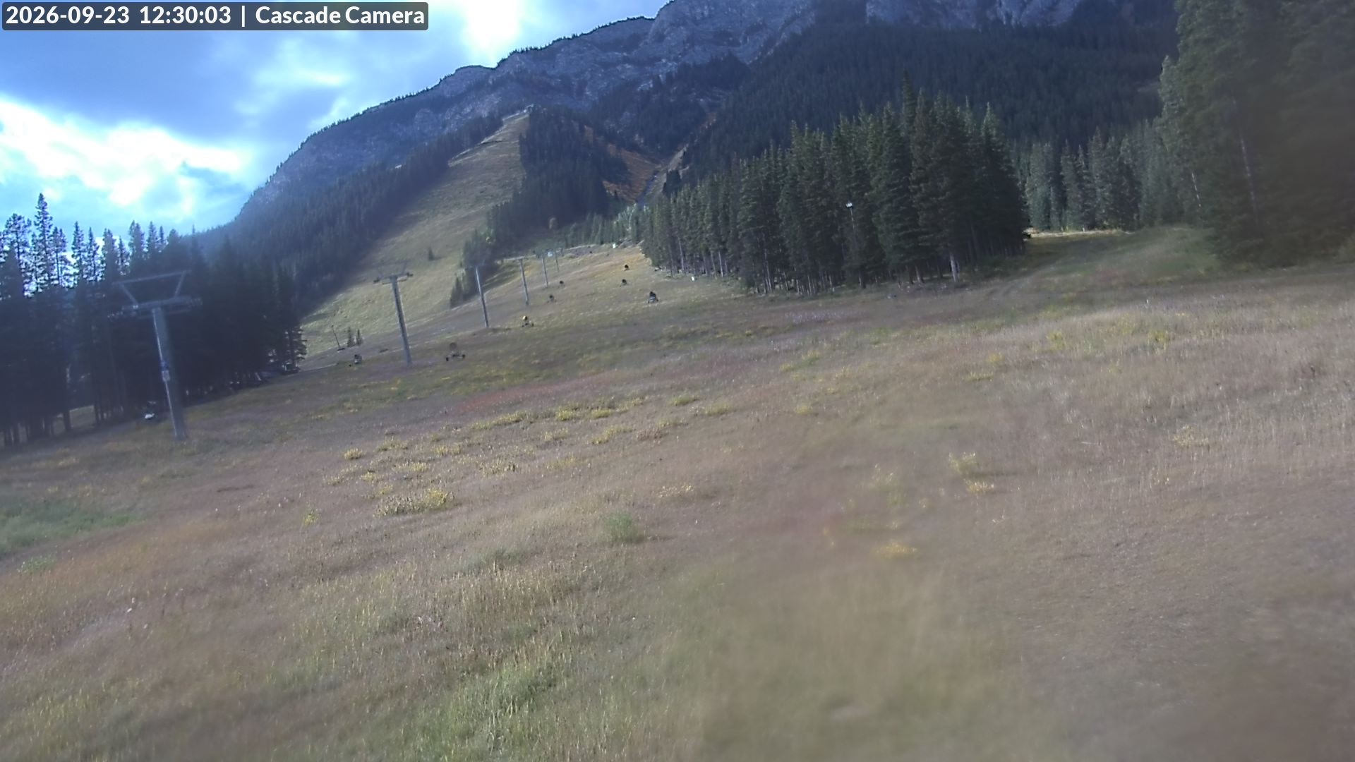 Archiv Foto Webcam Banff Norquay: Cascade Lift
