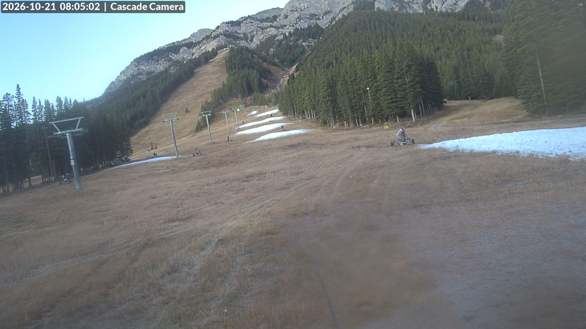 Archived image Webcam Banff Norquay: Cascade Lift
