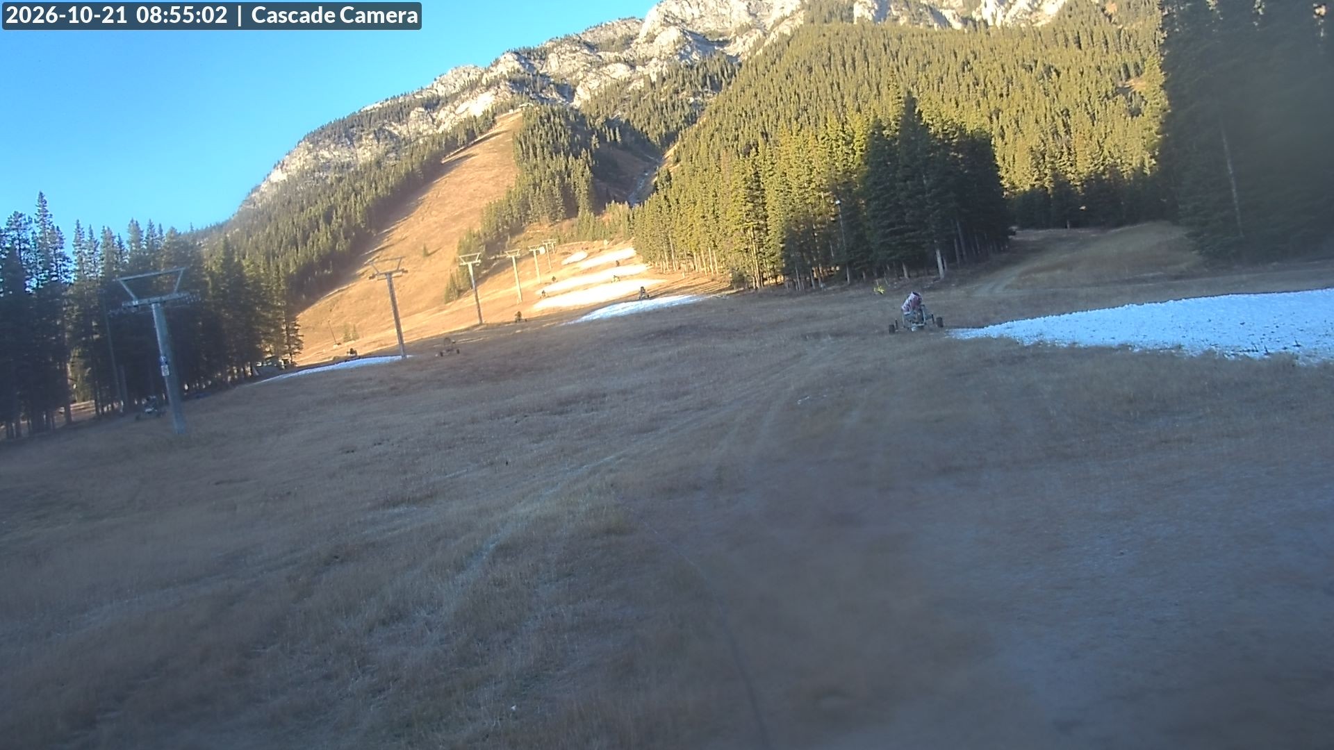Archived image Webcam Banff Norquay: Cascade Lift