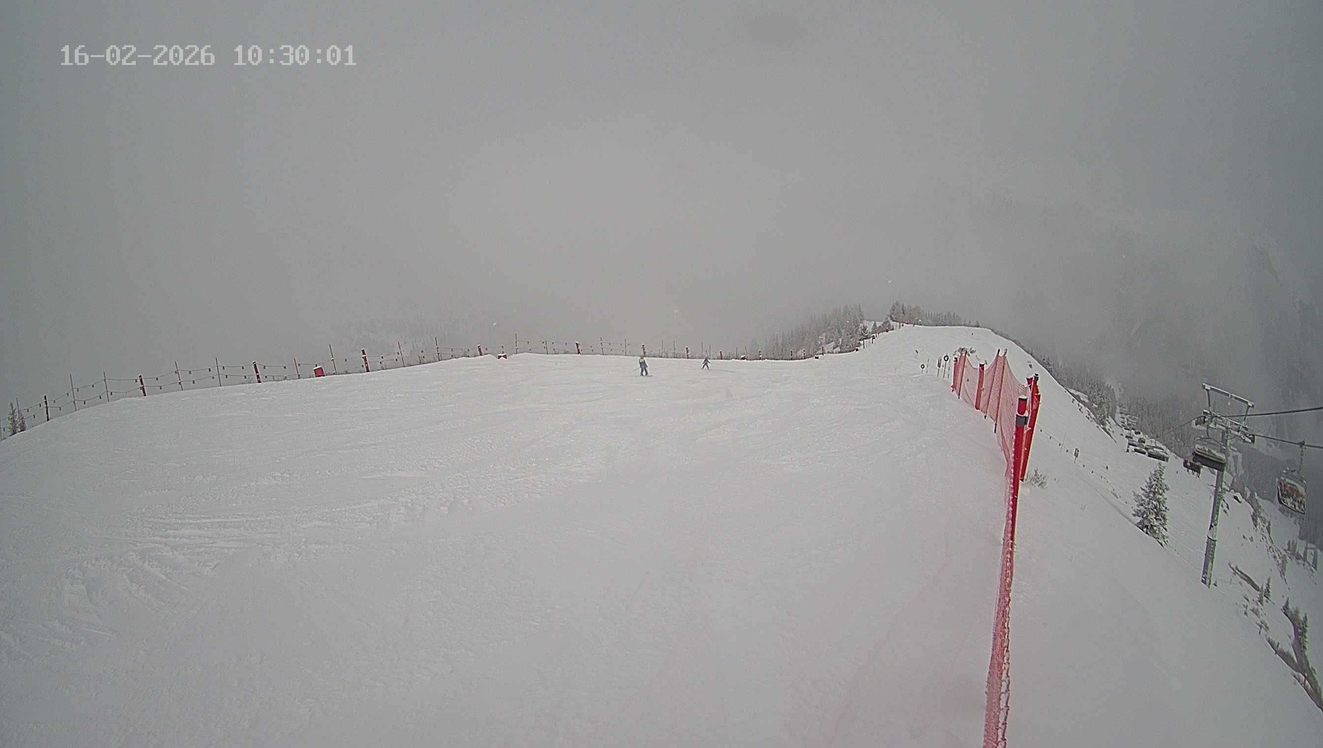 Archiv Foto Webcam Ladurns: Blick von der Bergstation Wastenegg