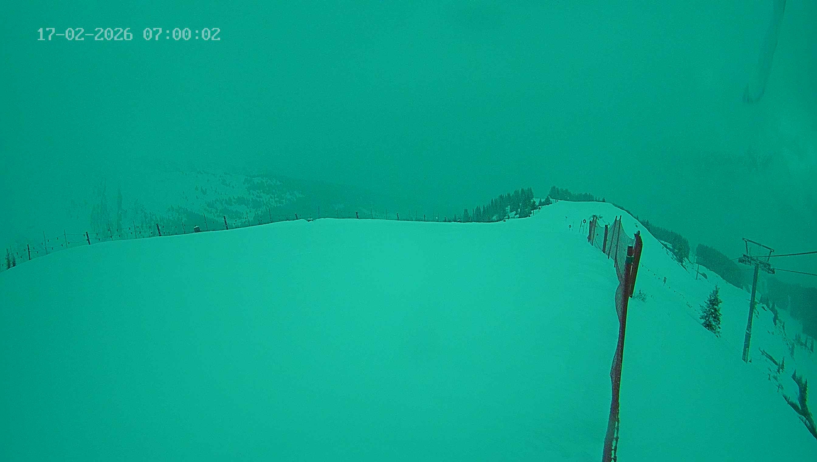 Archiv Foto Webcam Ladurns: Blick von der Bergstation Wastenegg