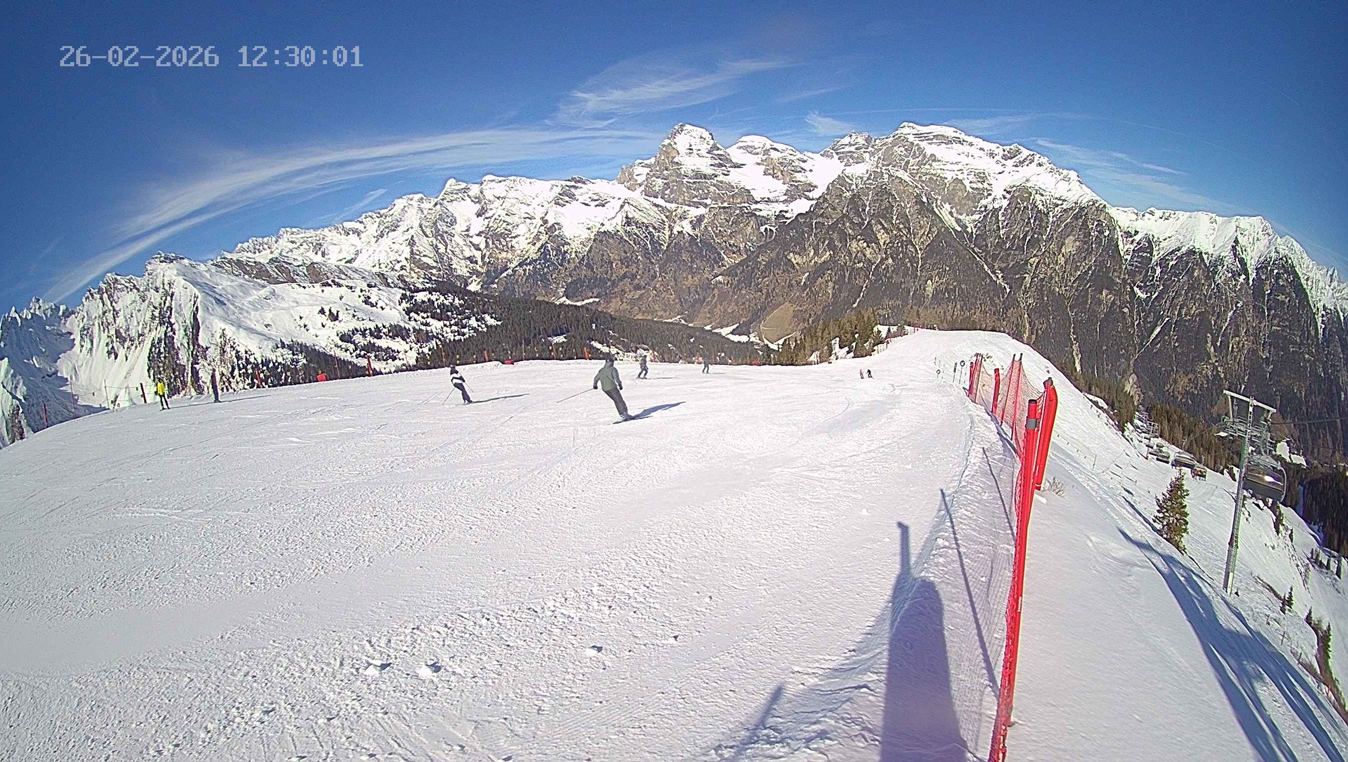 Archived image Webcam Ladurns - Wastenegg Top Station