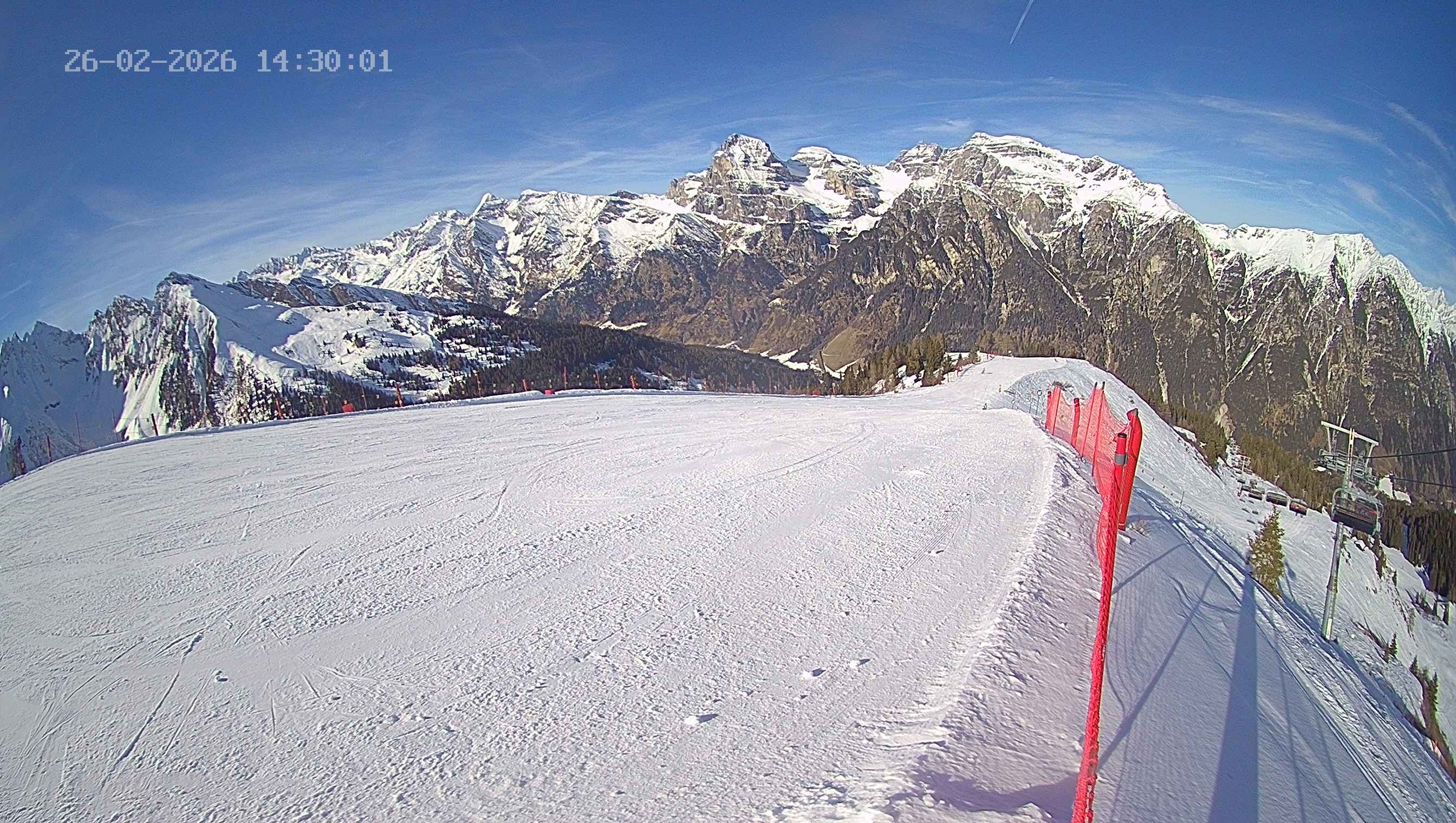 Archived image Webcam Ladurns - Wastenegg Top Station