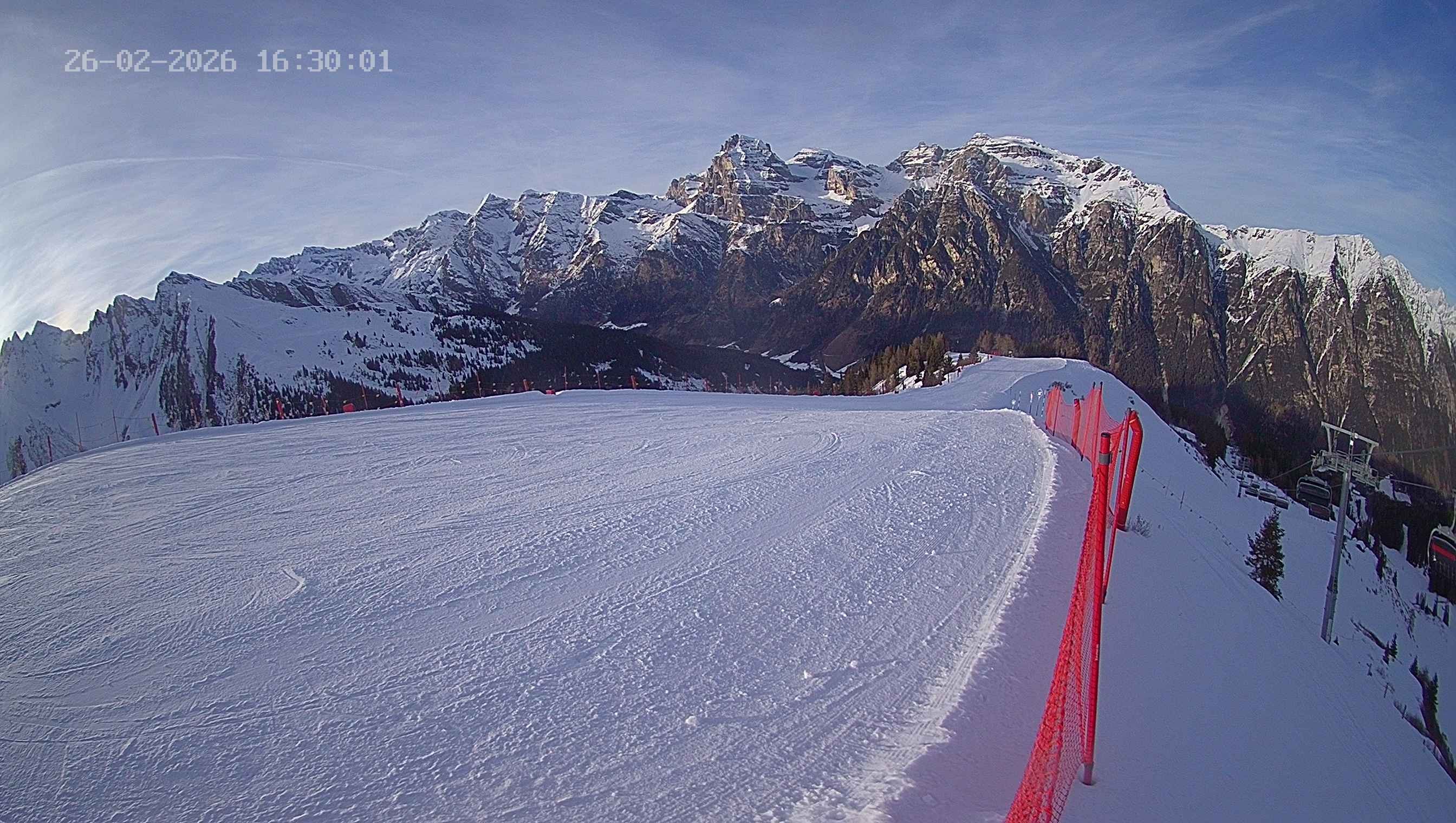 Archived image Webcam Ladurns - Wastenegg Top Station