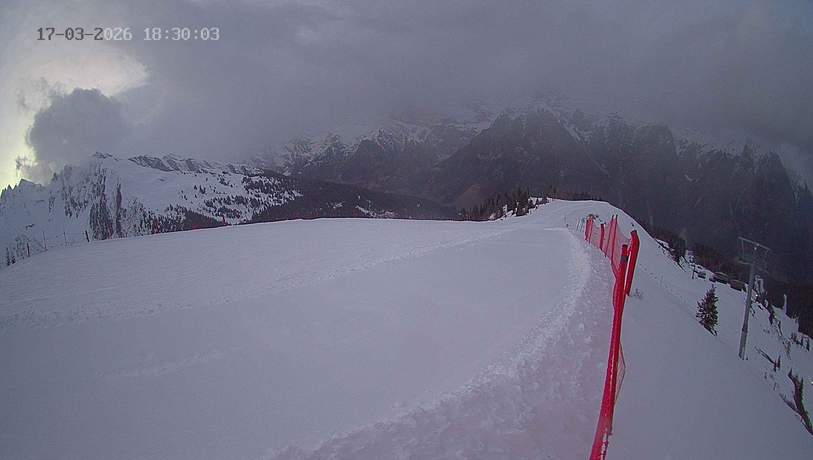 Archived image Webcam Ladurns - Wastenegg Top Station