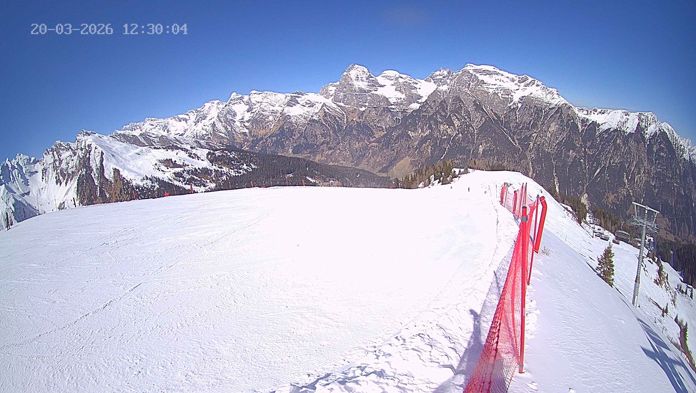 Archived image Webcam Ladurns - Wastenegg Top Station