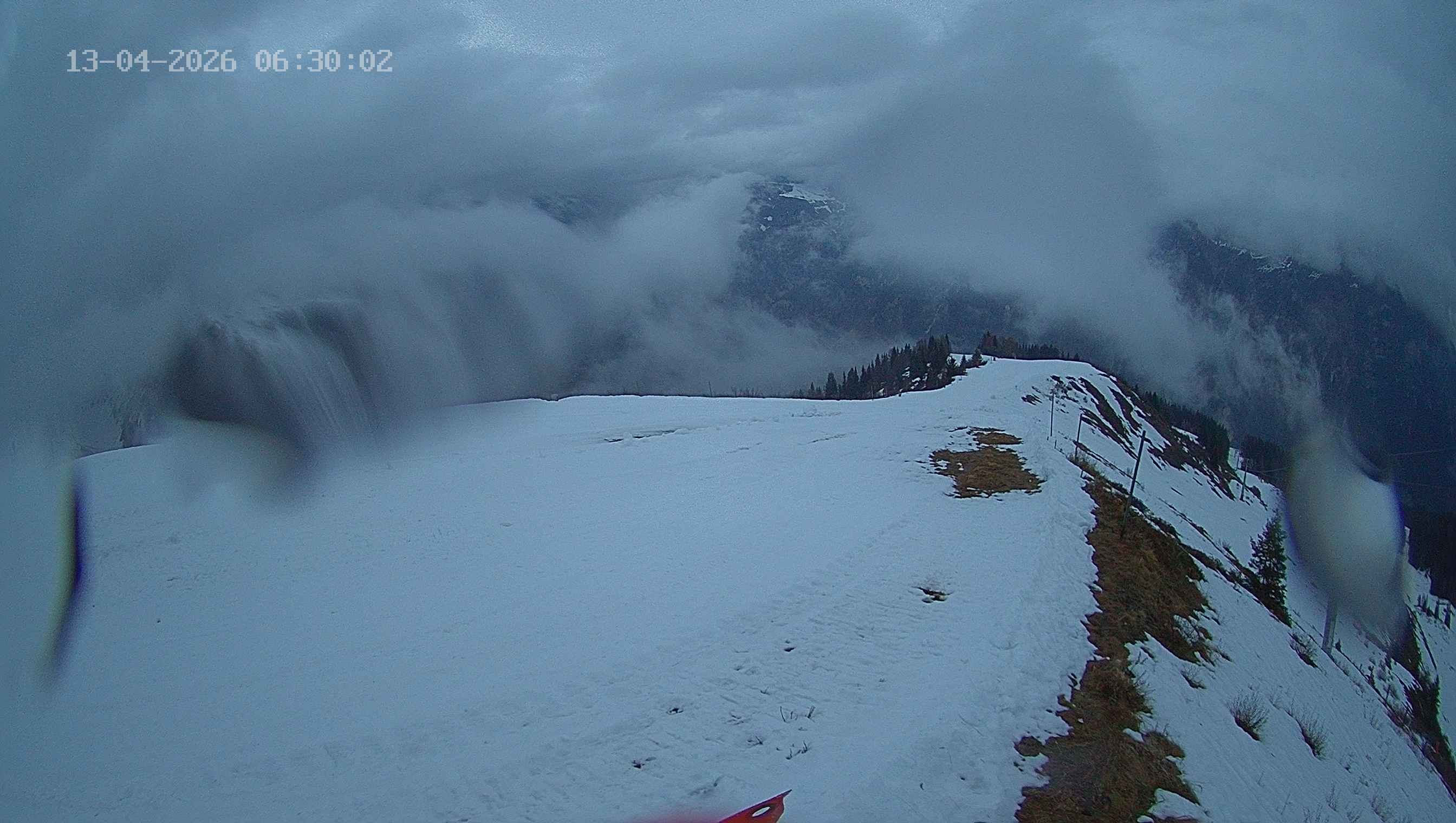 Archived image Webcam Ladurns - Wastenegg Top Station