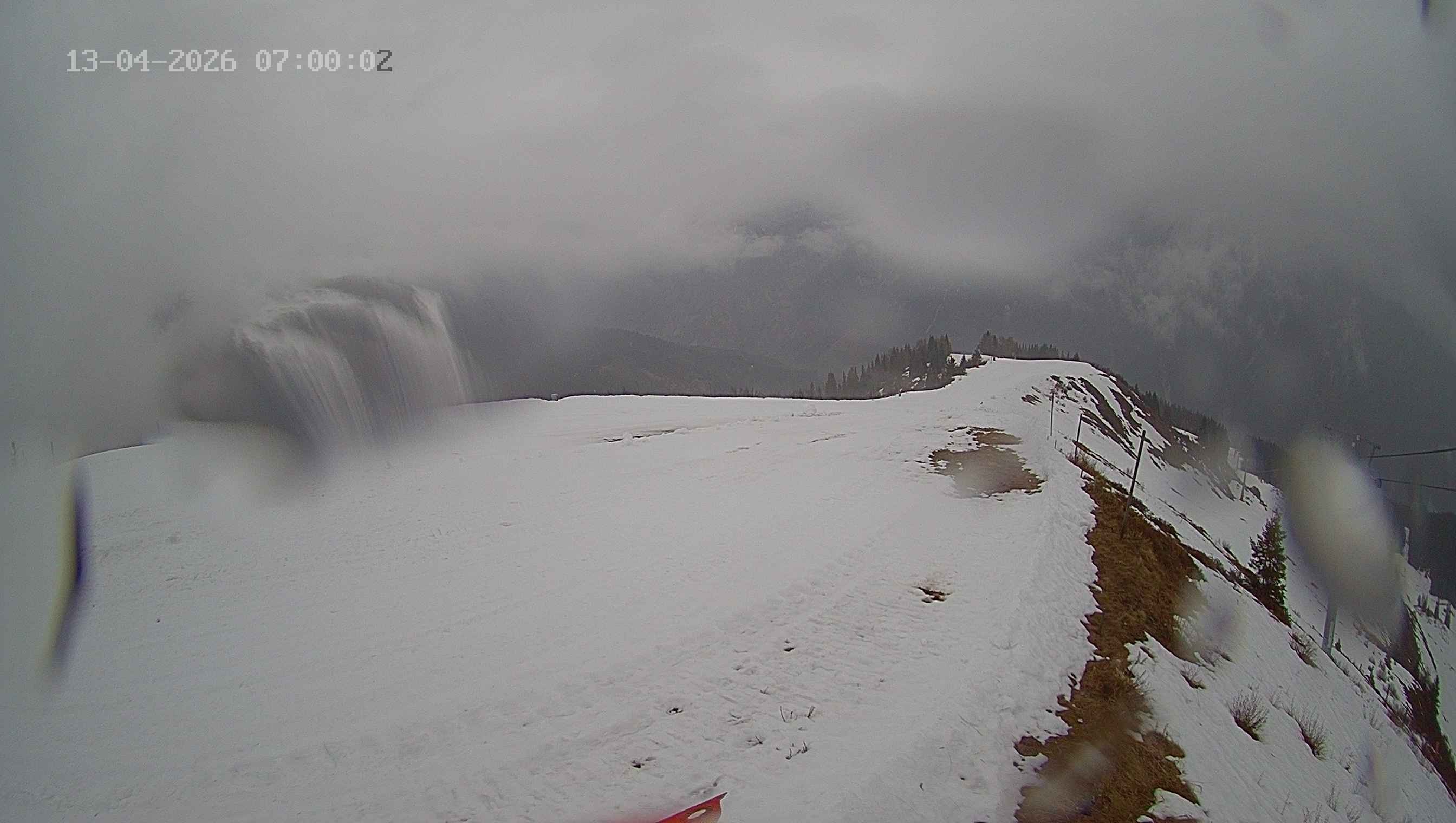 Archived image Webcam Ladurns - Wastenegg Top Station