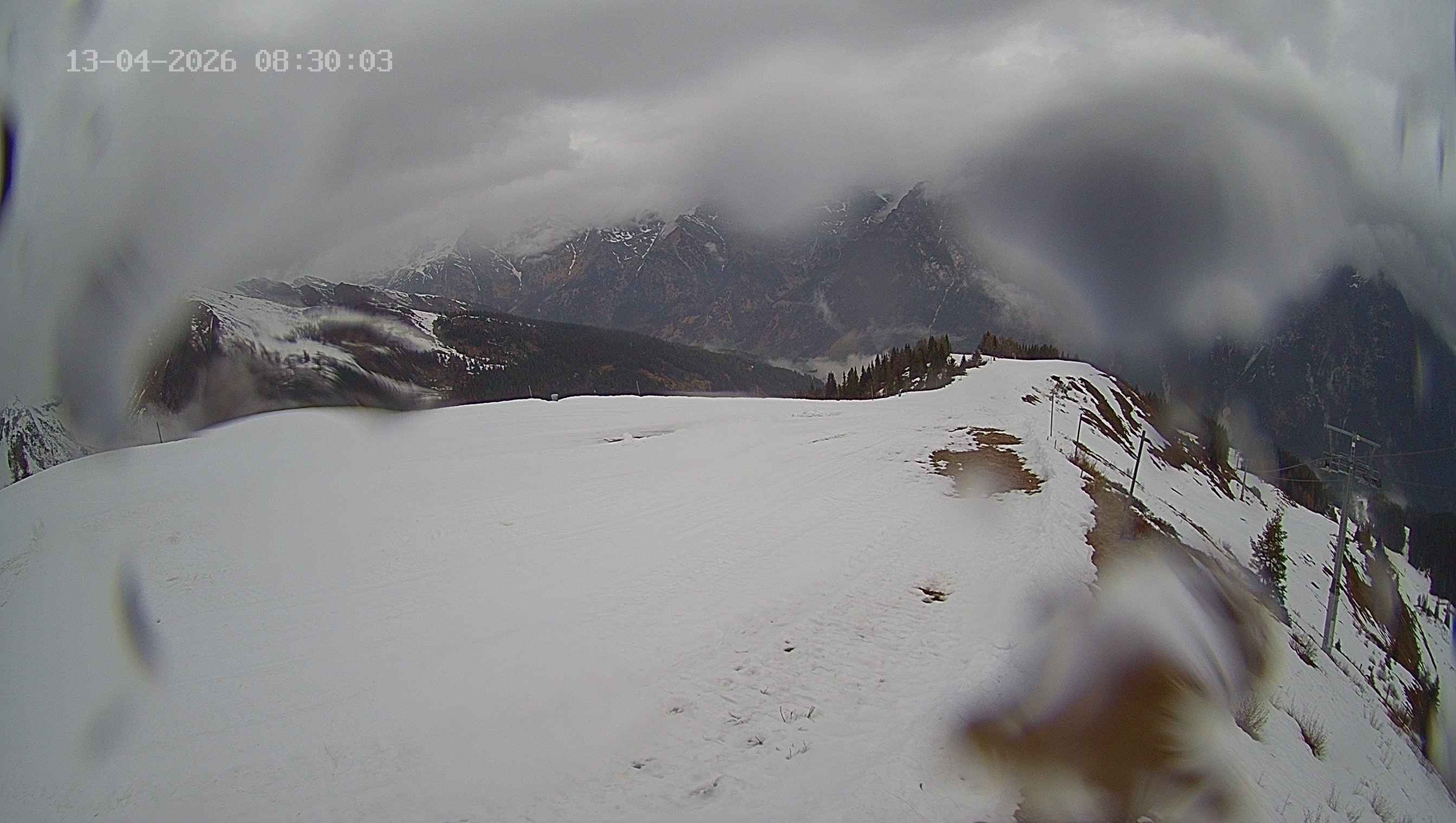 Archived image Webcam Ladurns - Wastenegg Top Station