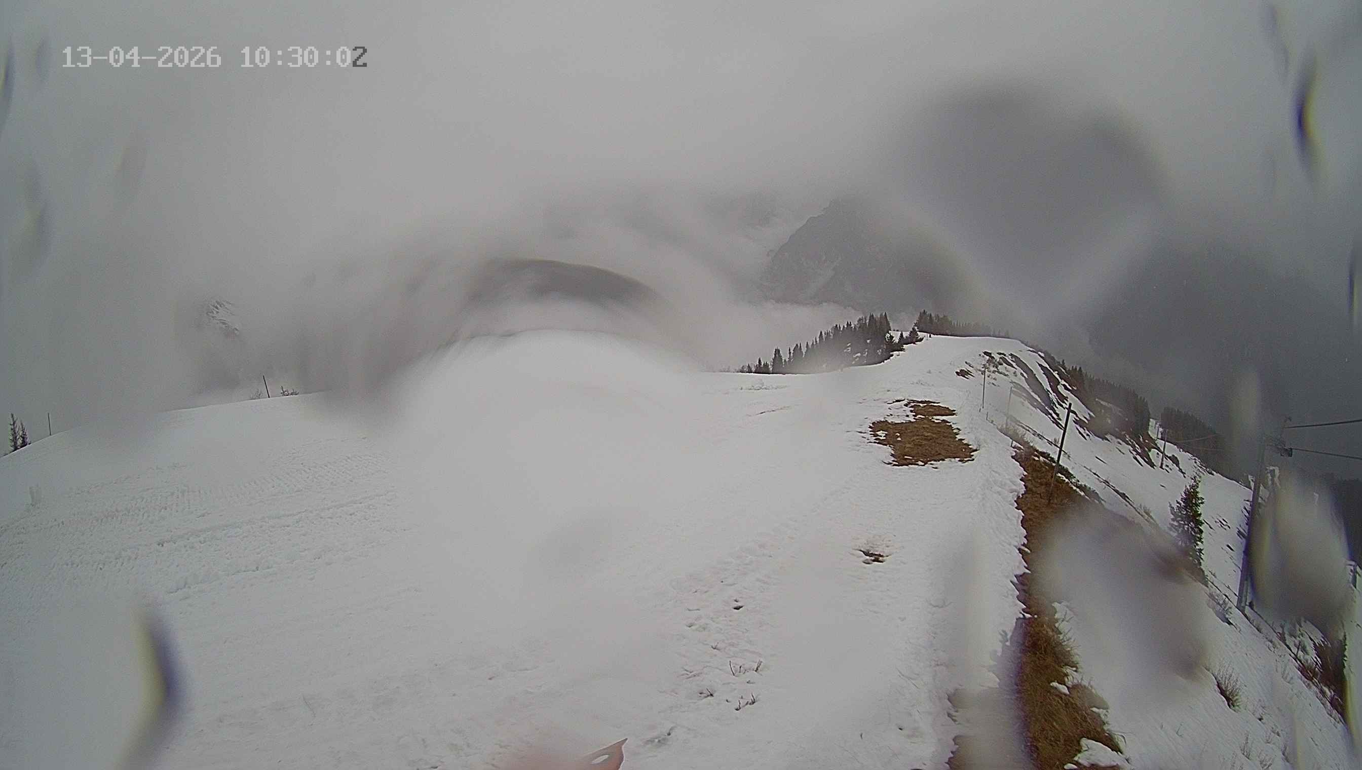 Archived image Webcam Ladurns - Wastenegg Top Station