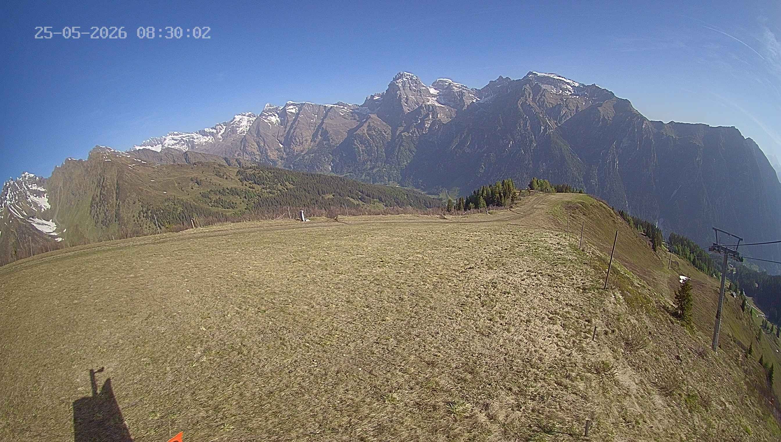 Archived image Webcam Ladurns - Wastenegg Top Station