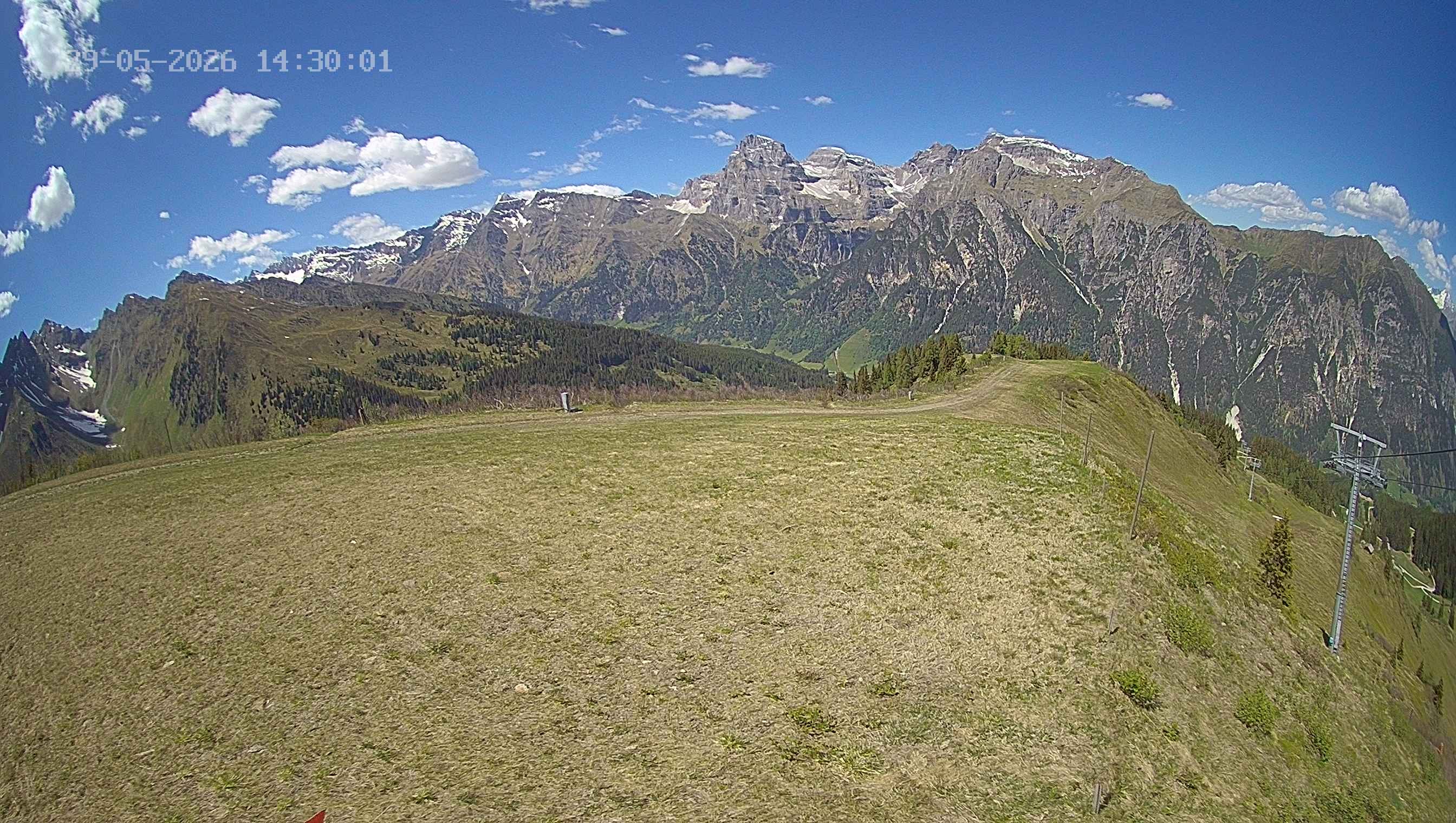 Archived image Webcam Ladurns - Wastenegg Top Station