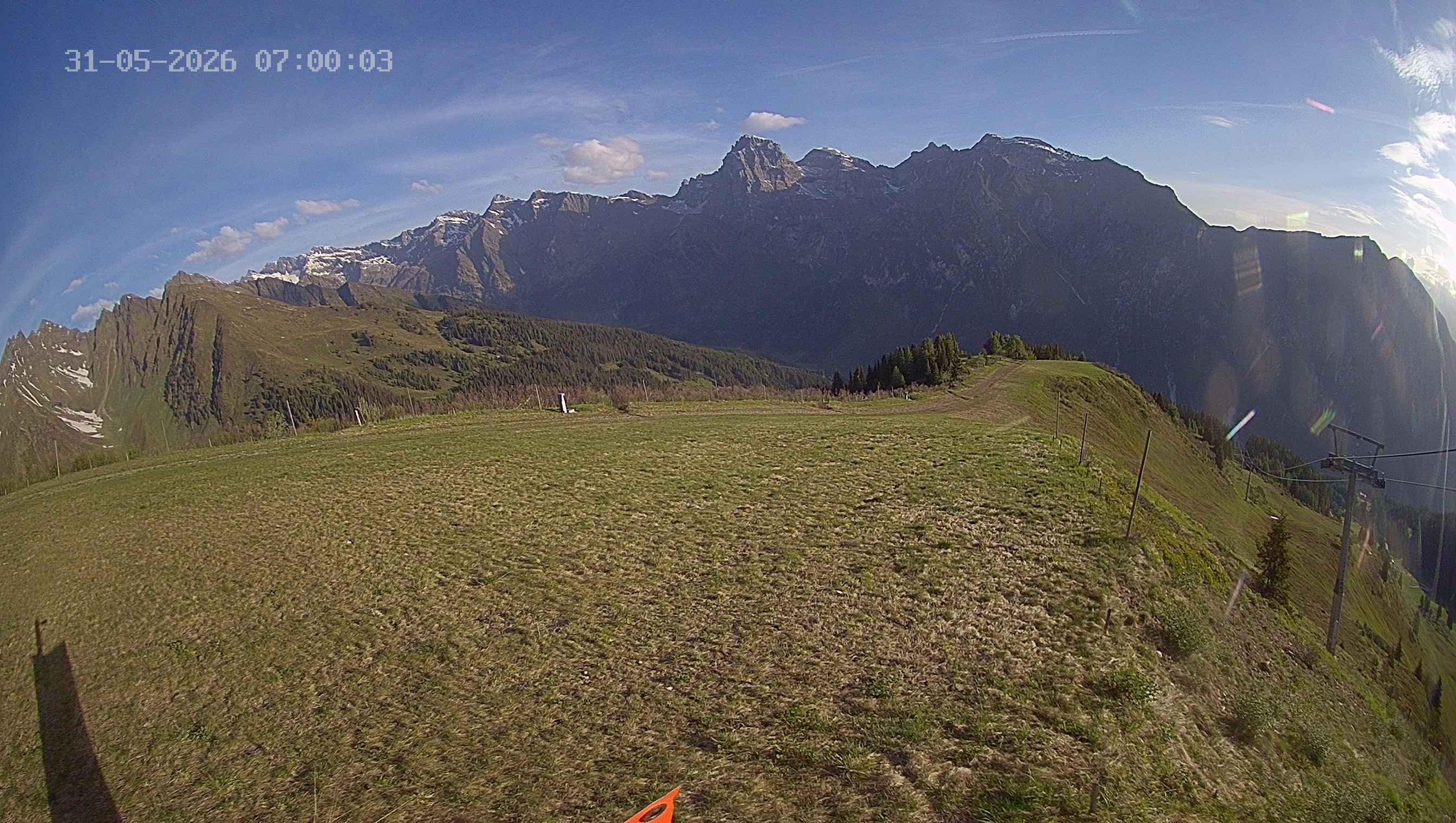 Archived image Webcam Ladurns - Wastenegg Top Station
