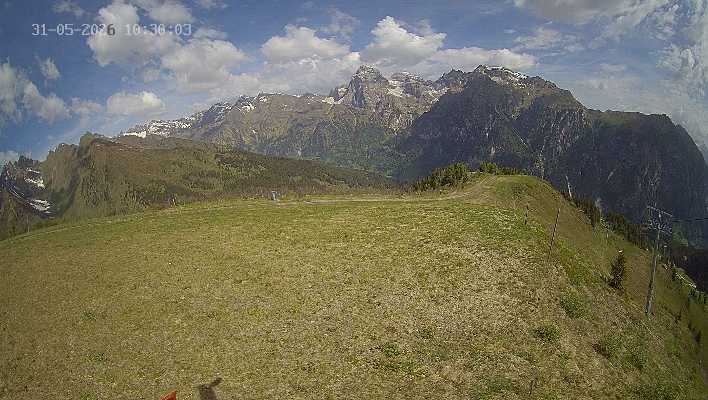 Archived image Webcam Ladurns - Wastenegg Top Station