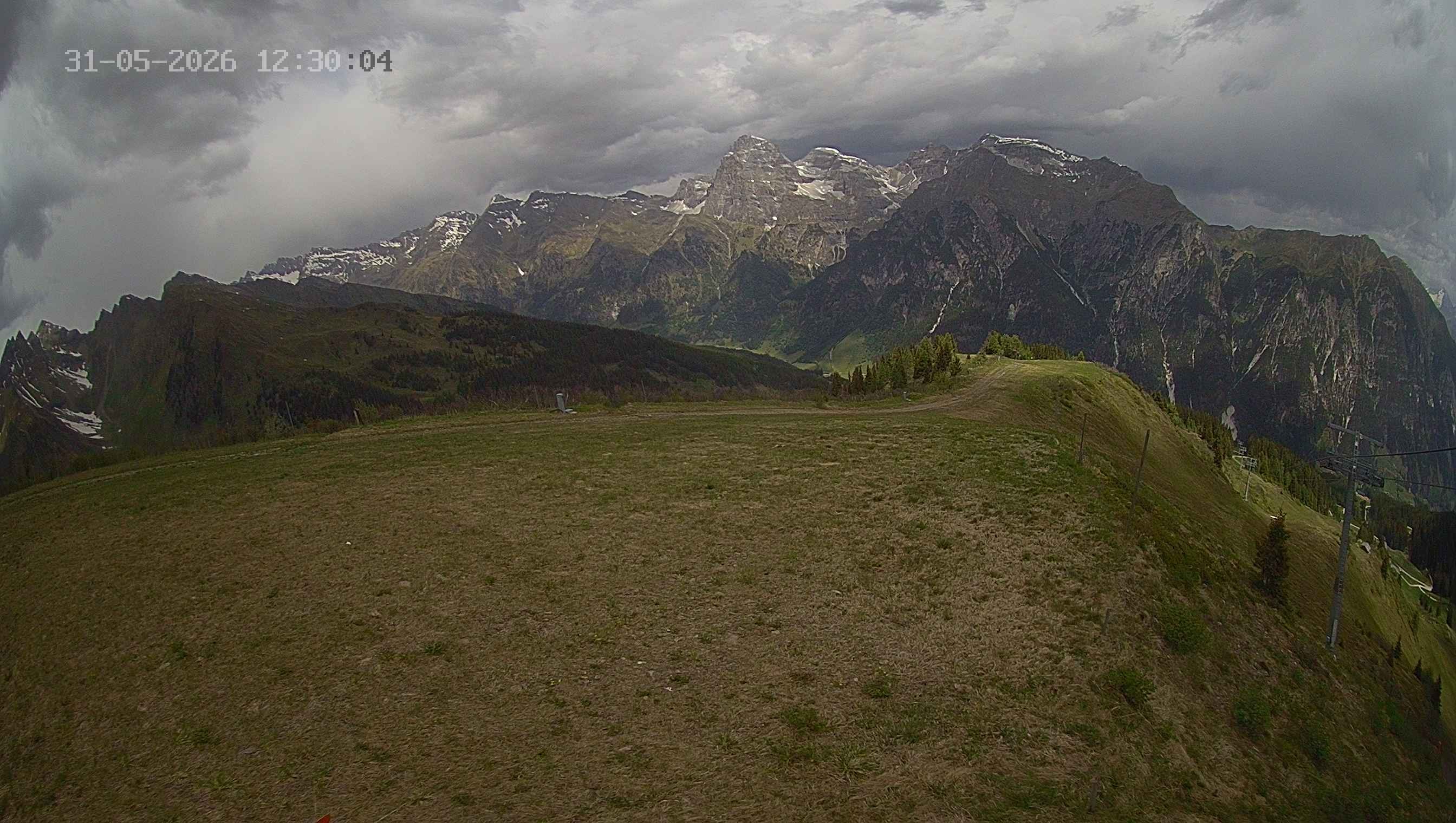 Archived image Webcam Ladurns - Wastenegg Top Station