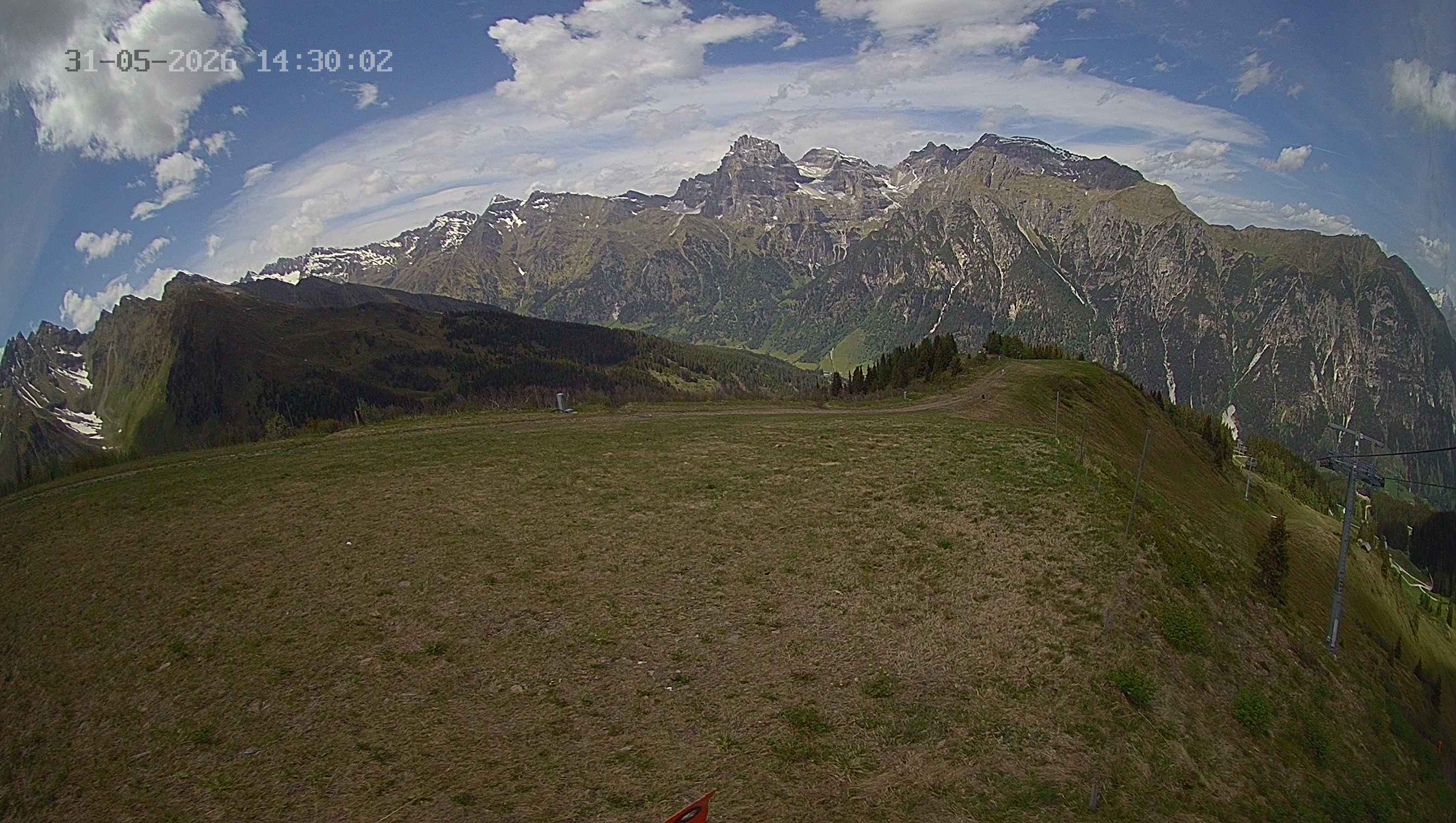 Archived image Webcam Ladurns - Wastenegg Top Station