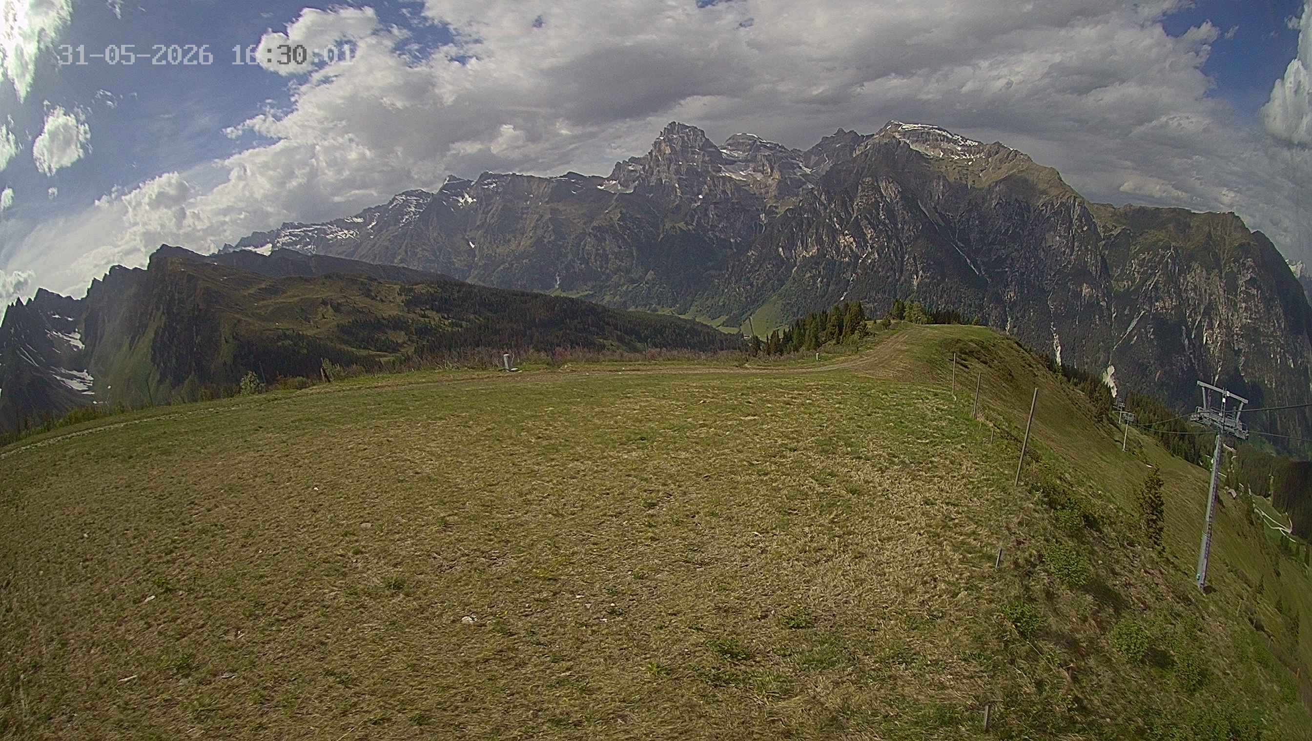 Archived image Webcam Ladurns - Wastenegg Top Station