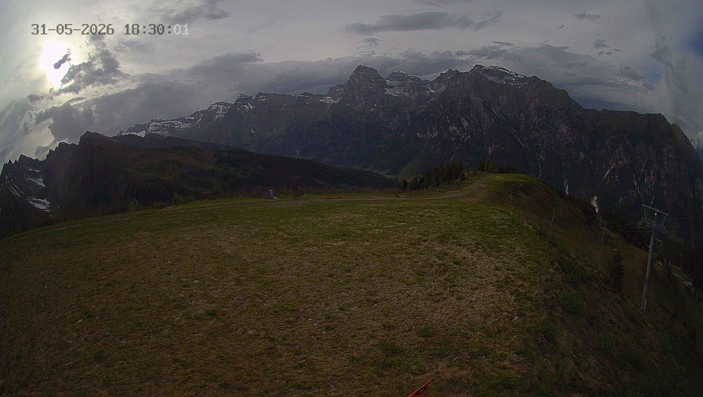 Archived image Webcam Ladurns - Wastenegg Top Station