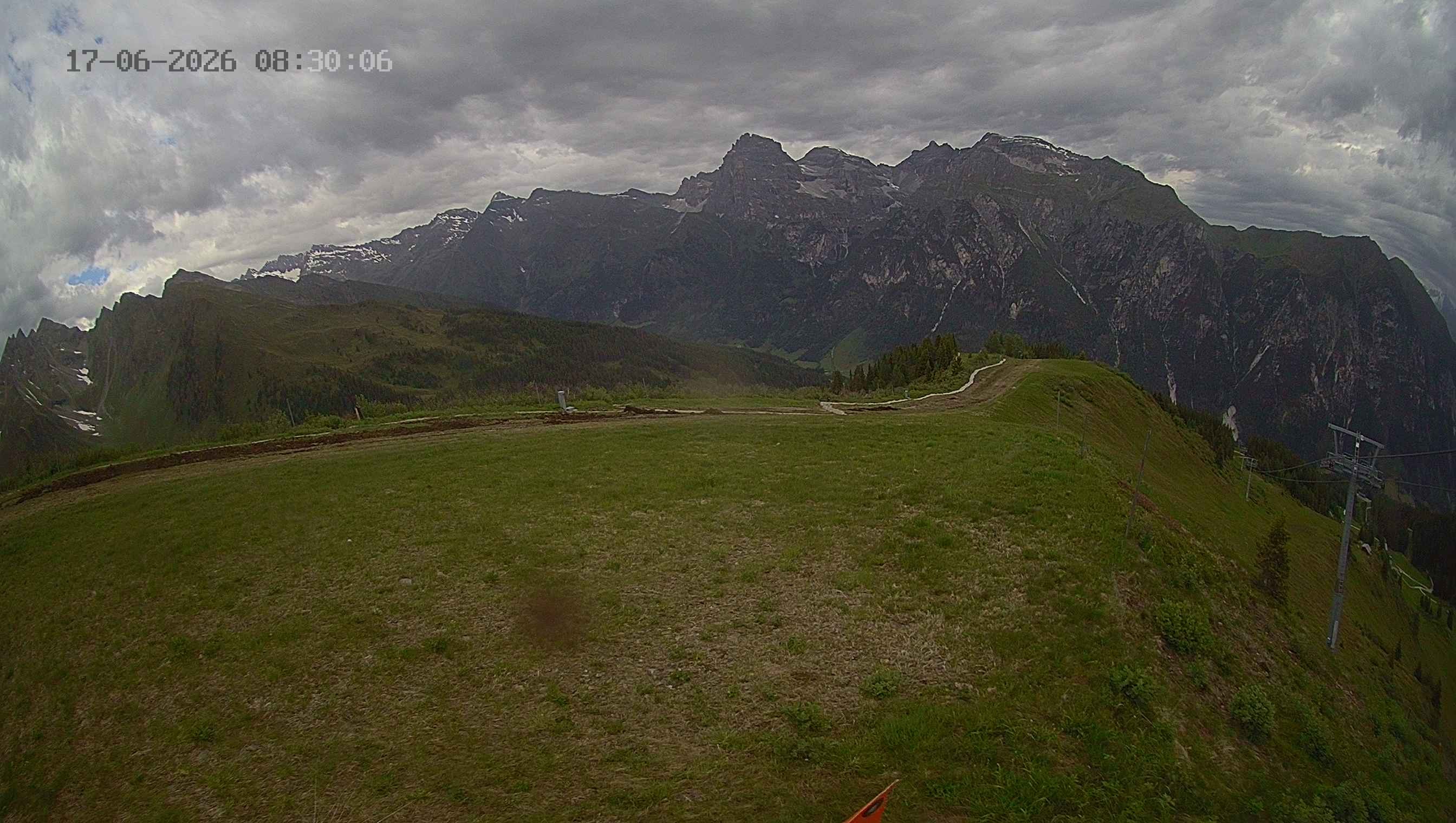Archived image Webcam Ladurns - Wastenegg Top Station