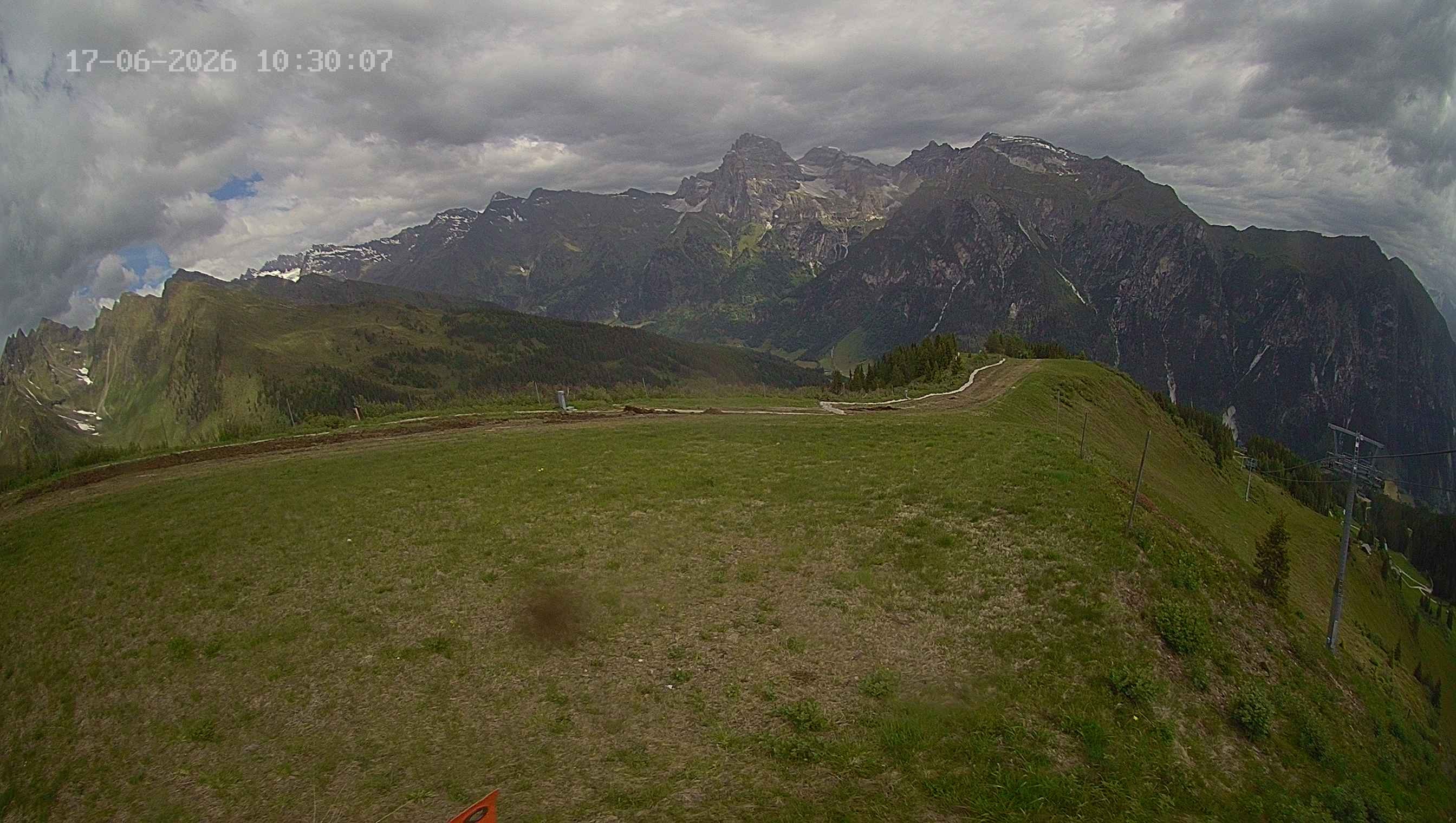 Archived image Webcam Ladurns - Wastenegg Top Station