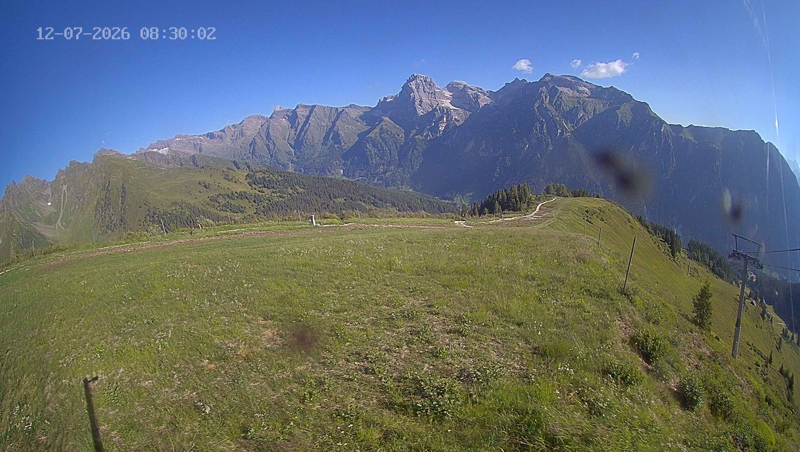 Archived image Webcam Ladurns - Wastenegg Top Station