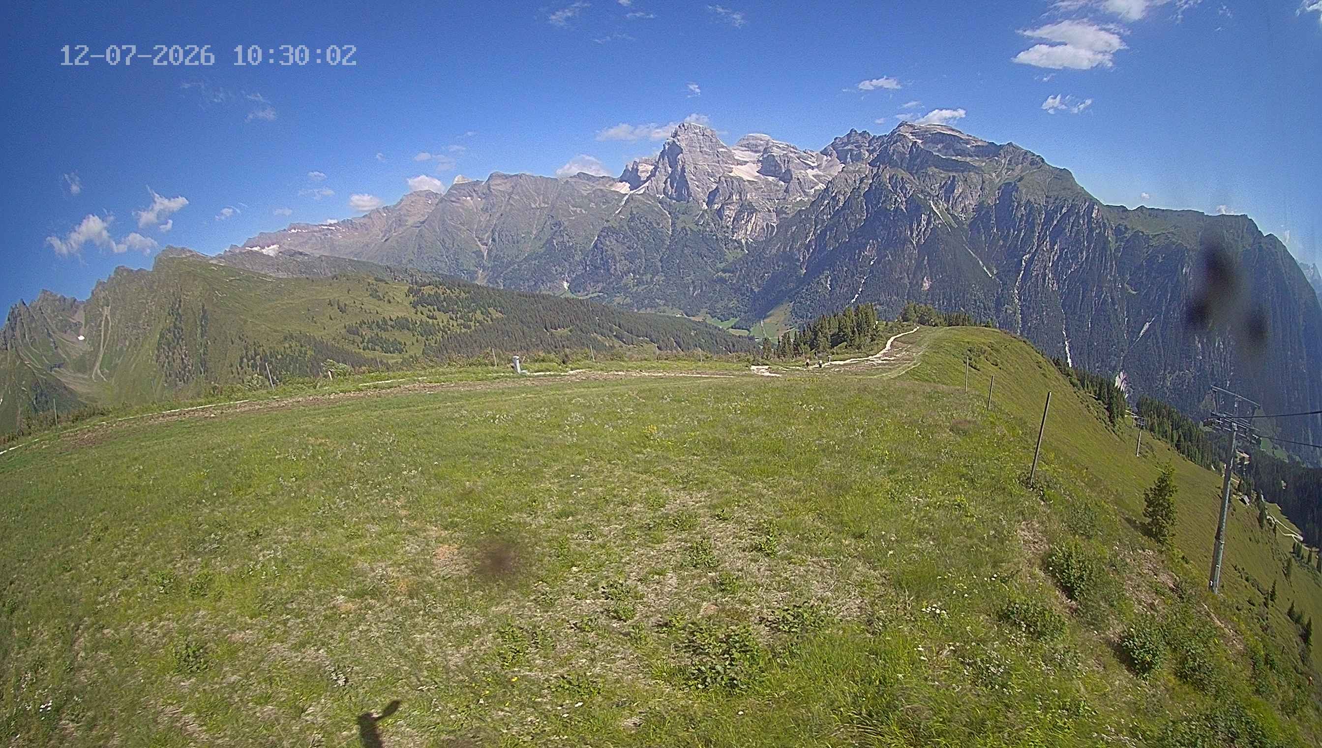 Archived image Webcam Ladurns - Wastenegg Top Station