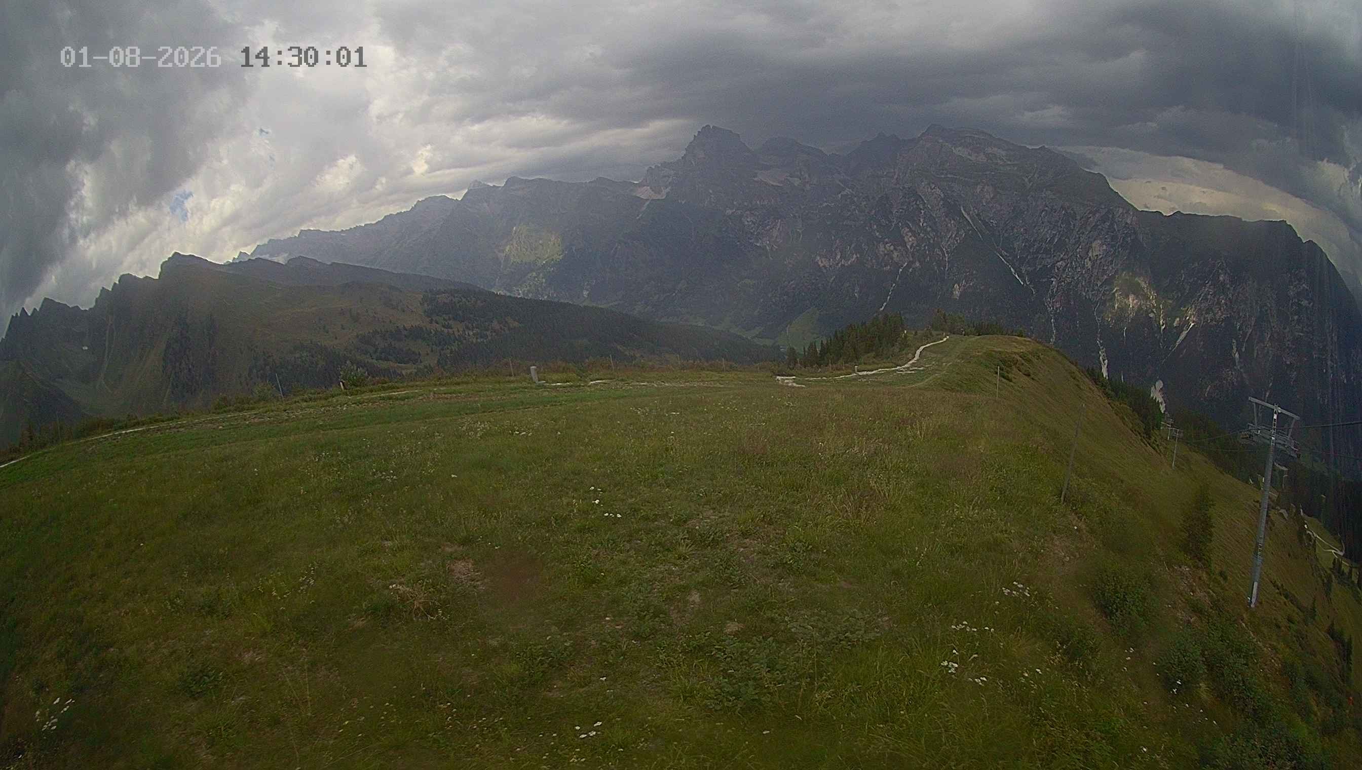 Archived image Webcam Ladurns - Wastenegg Top Station
