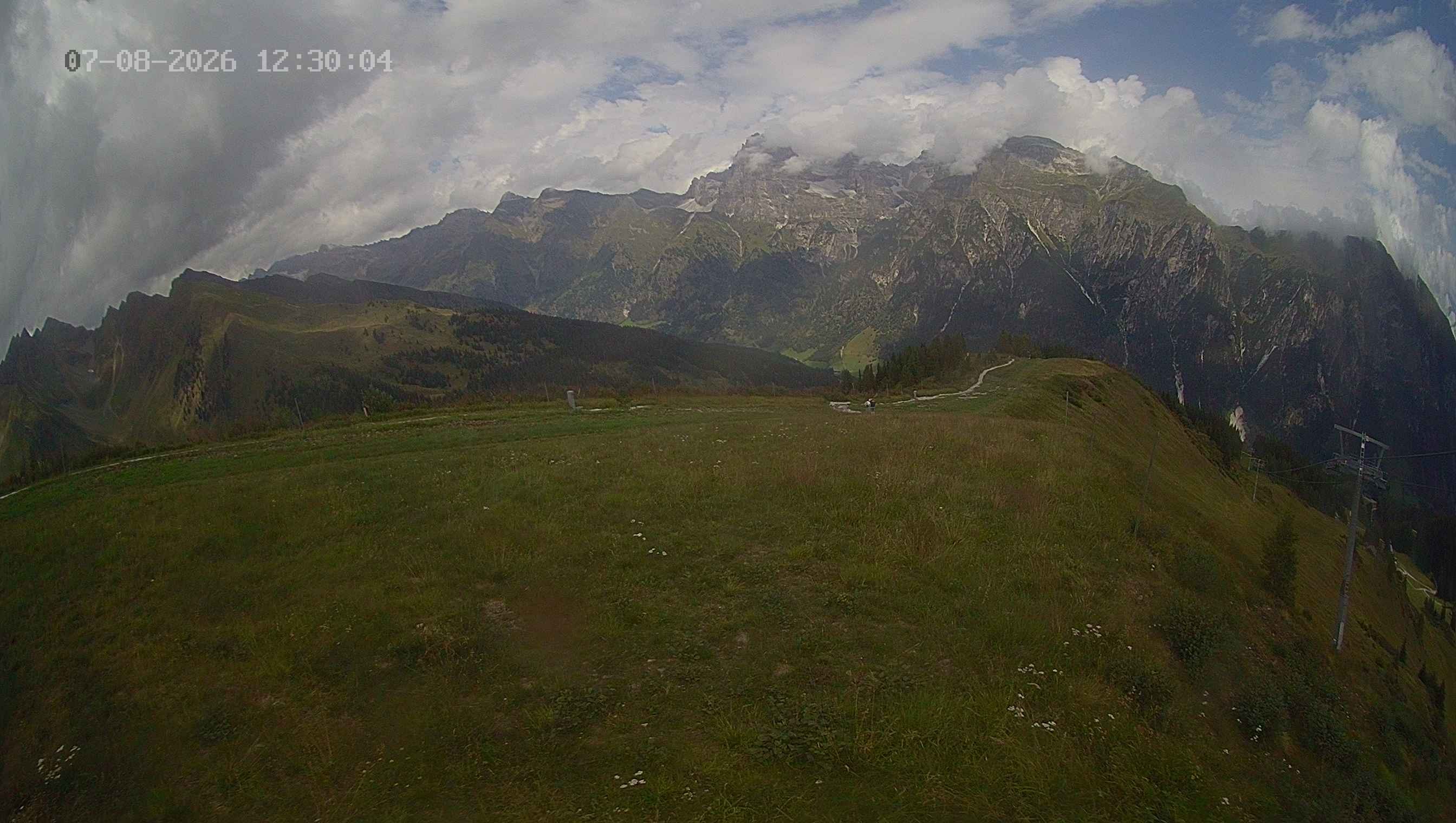Archived image Webcam Ladurns - Wastenegg Top Station