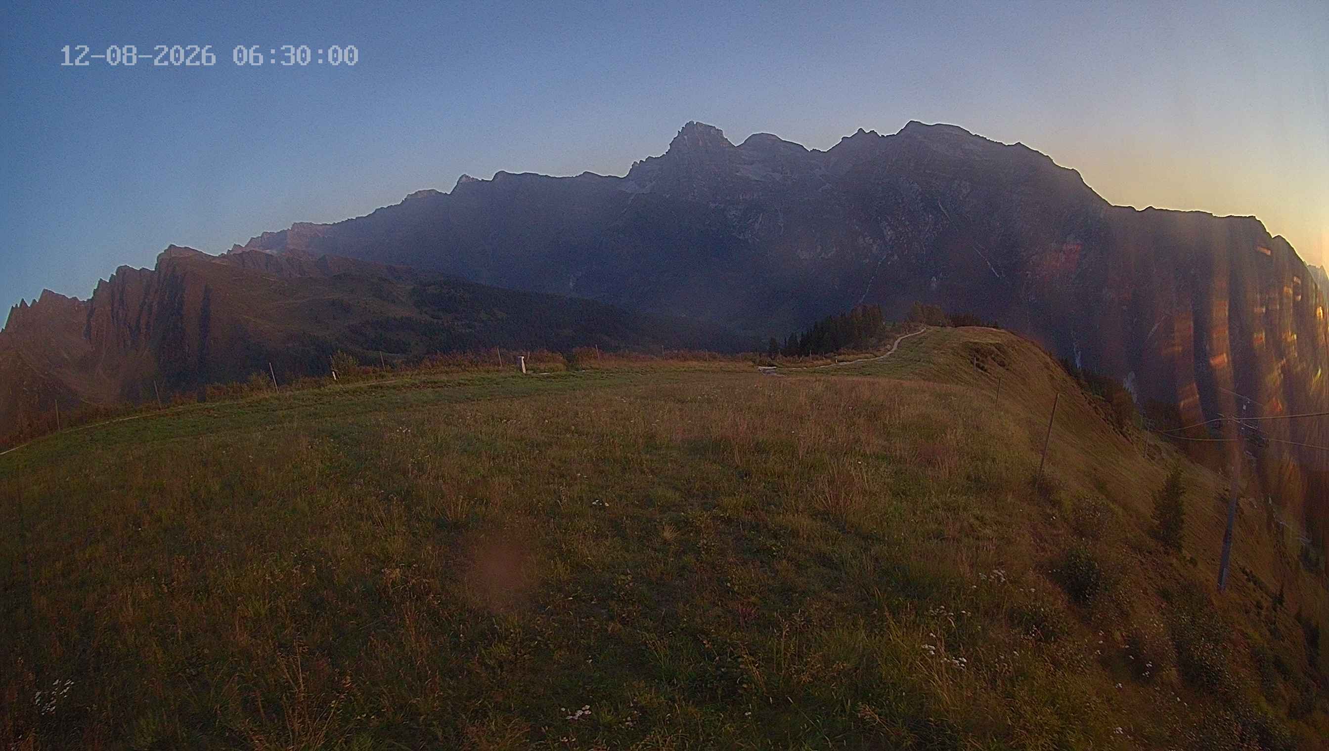 Archived image Webcam Ladurns - Wastenegg Top Station