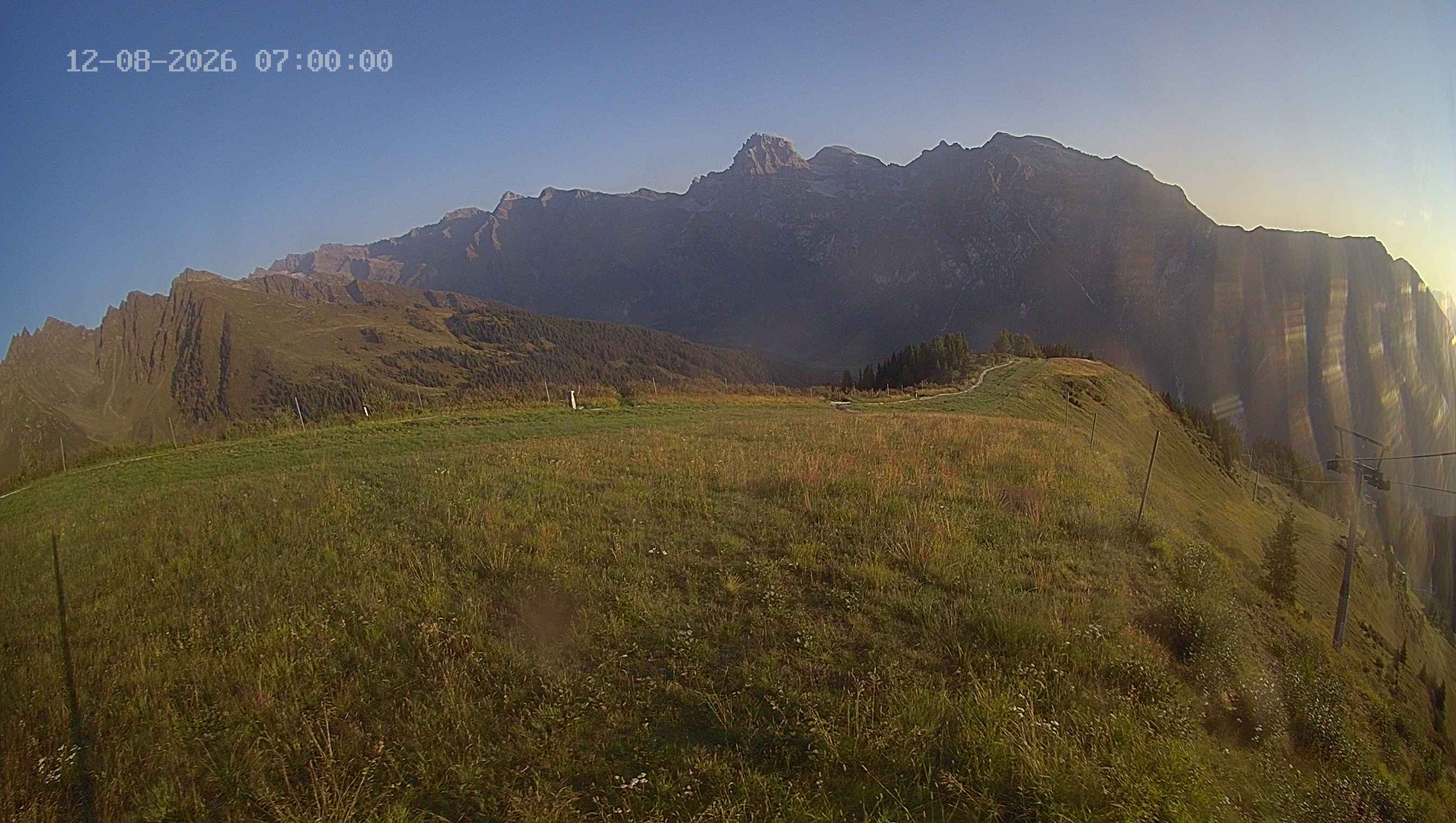 Archived image Webcam Ladurns - Wastenegg Top Station