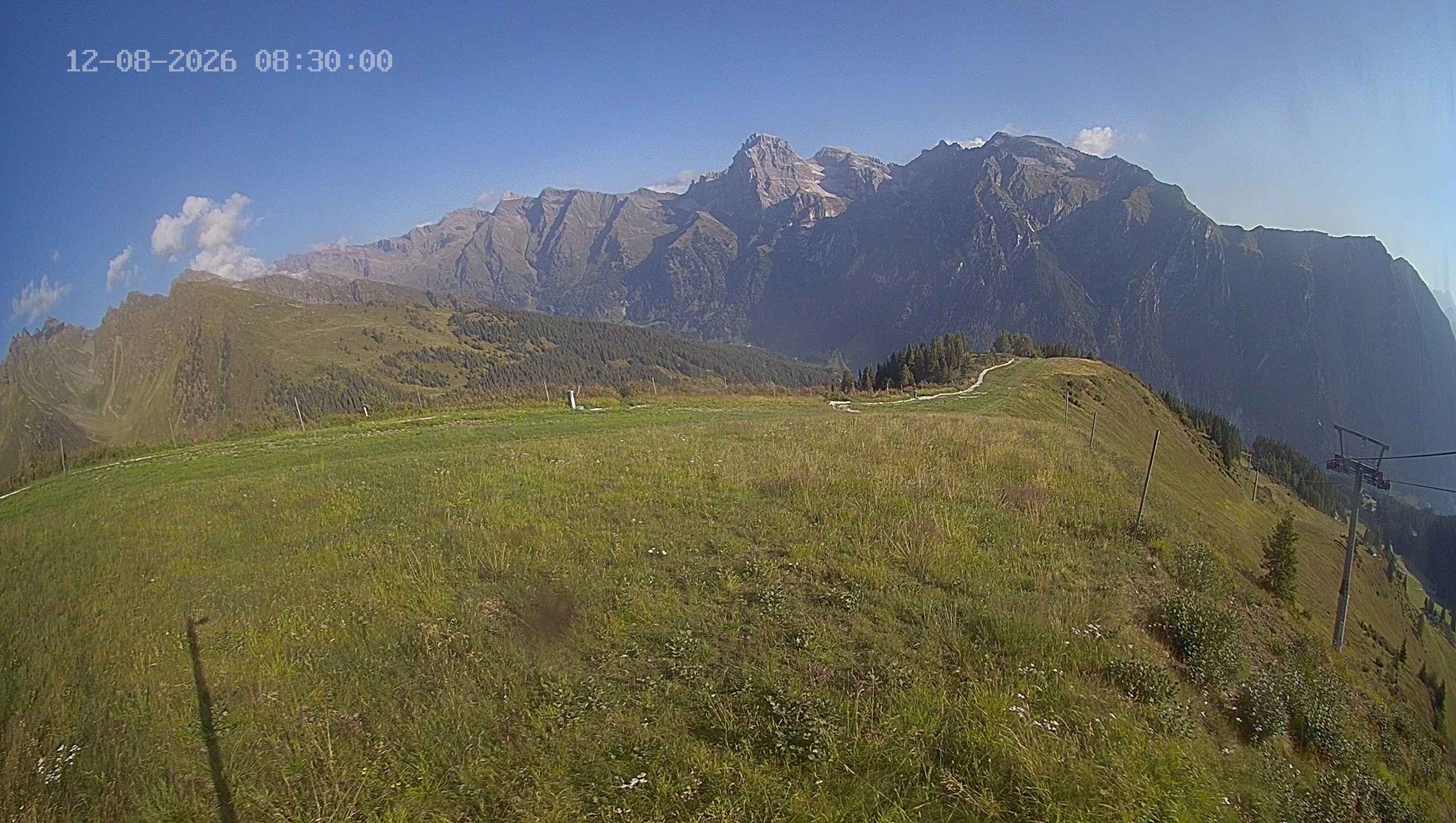 Archived image Webcam Ladurns - Wastenegg Top Station