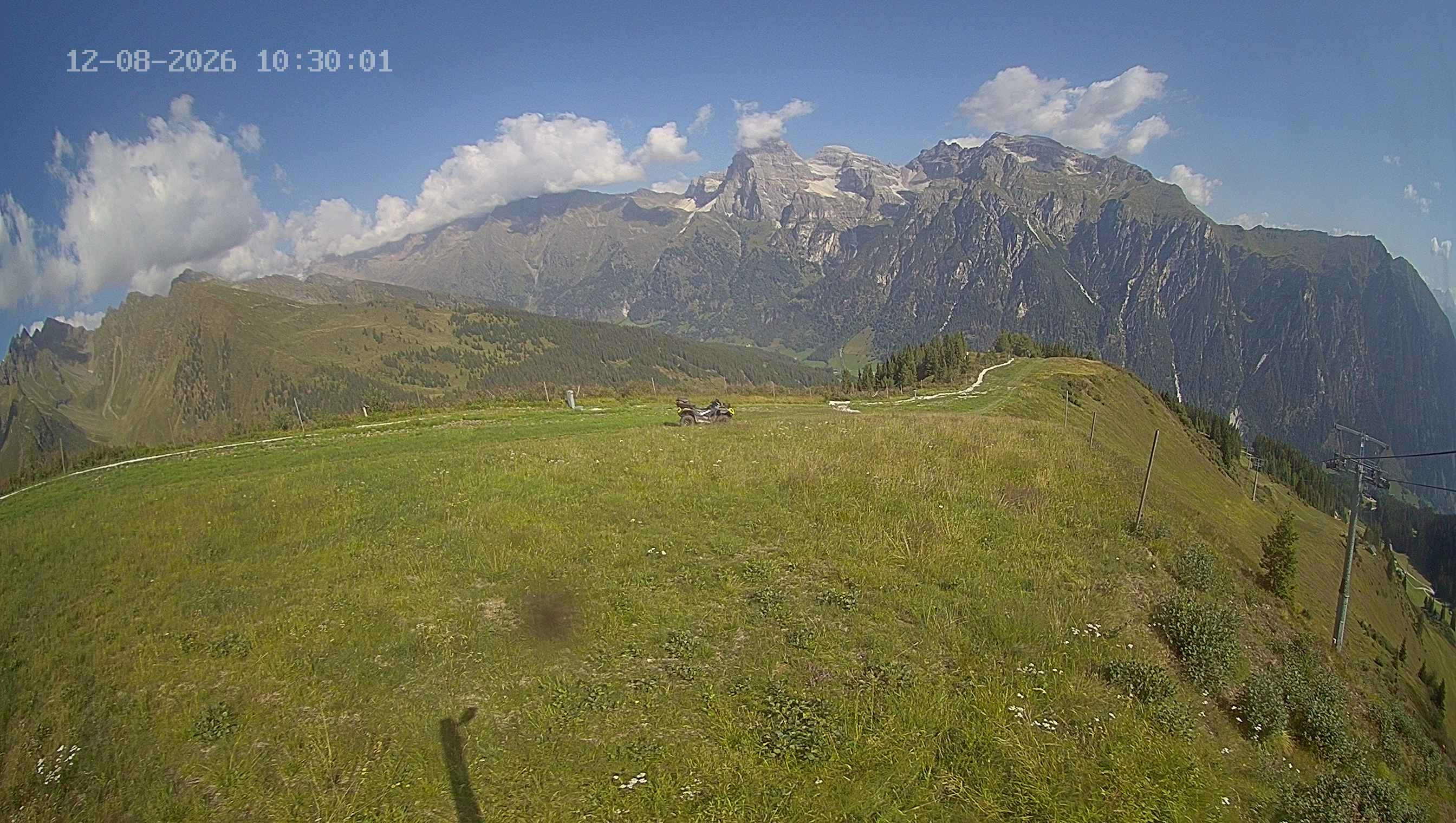 Archived image Webcam Ladurns - Wastenegg Top Station