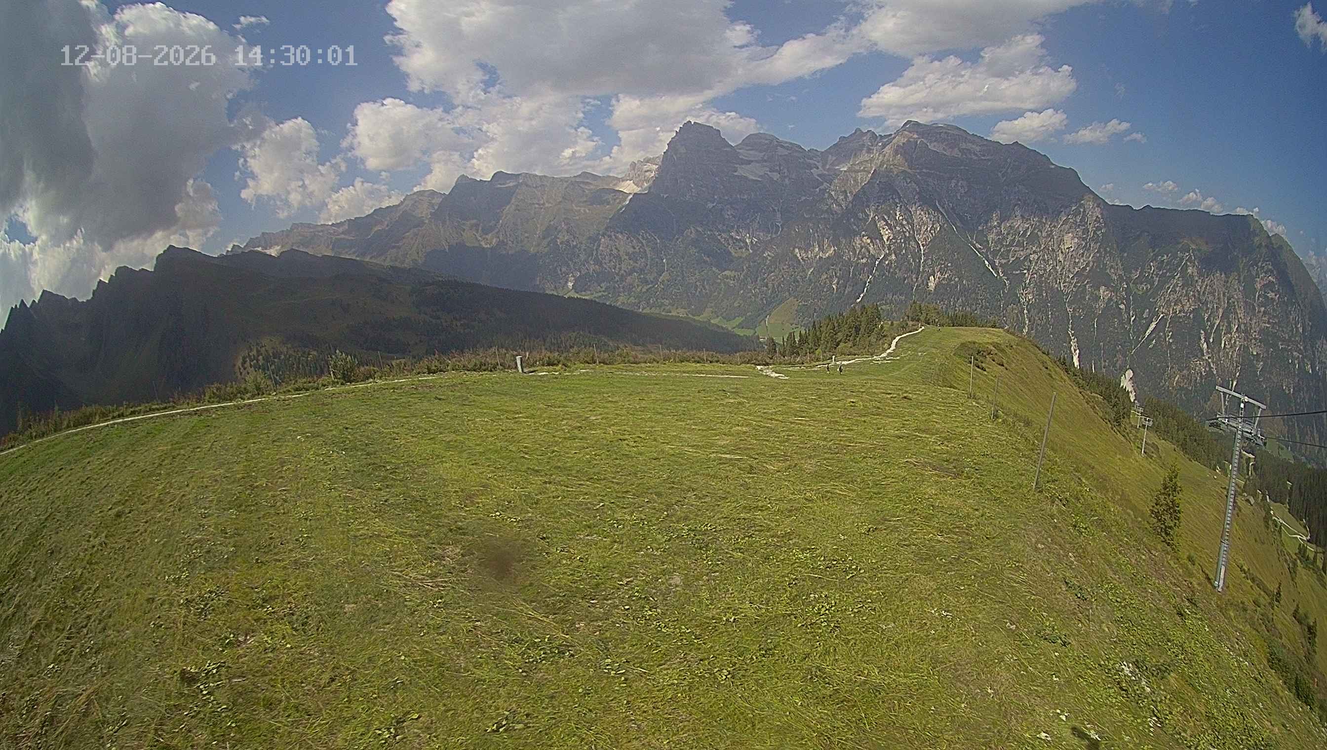 Archived image Webcam Ladurns - Wastenegg Top Station
