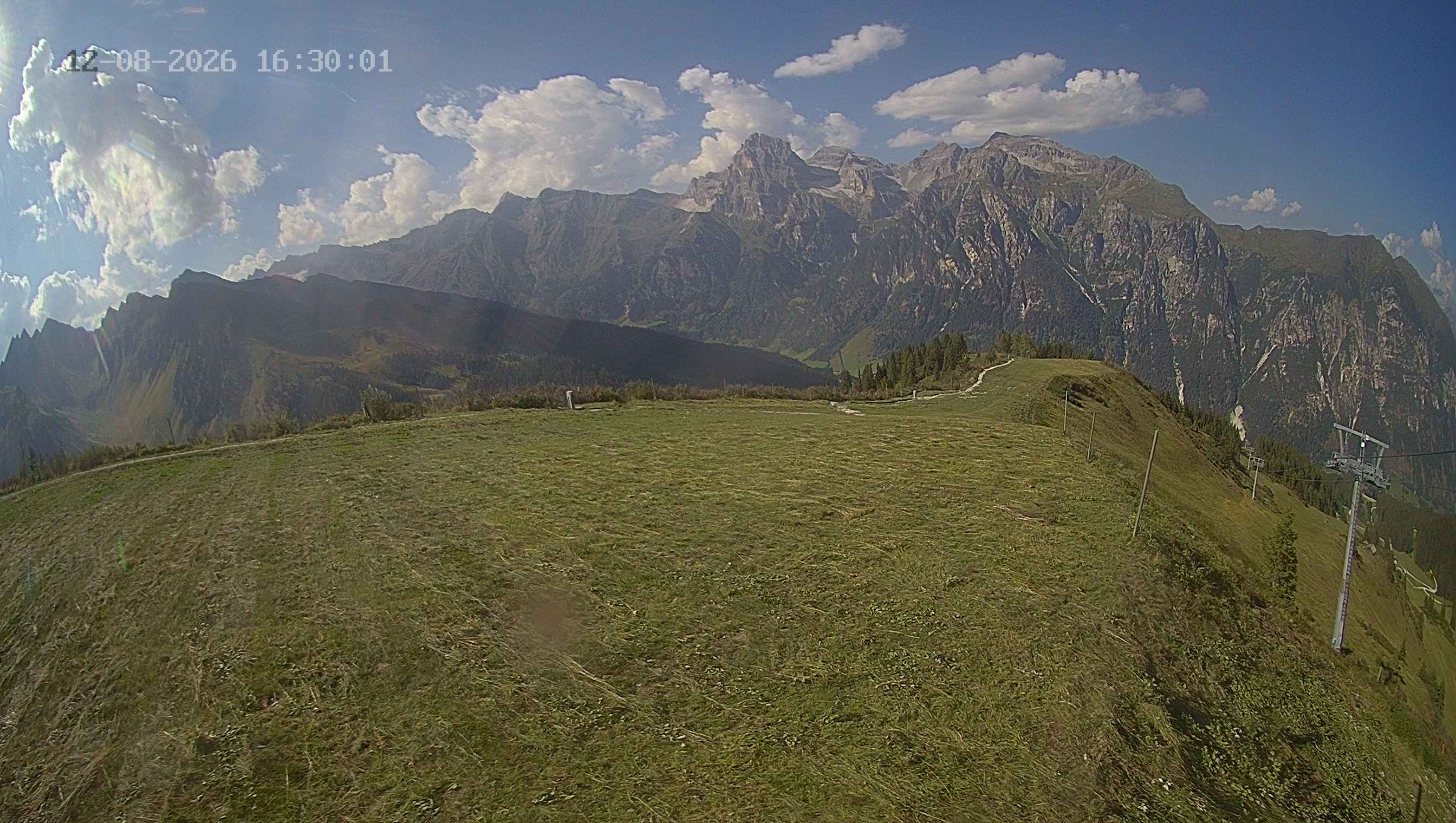 Archived image Webcam Ladurns - Wastenegg Top Station