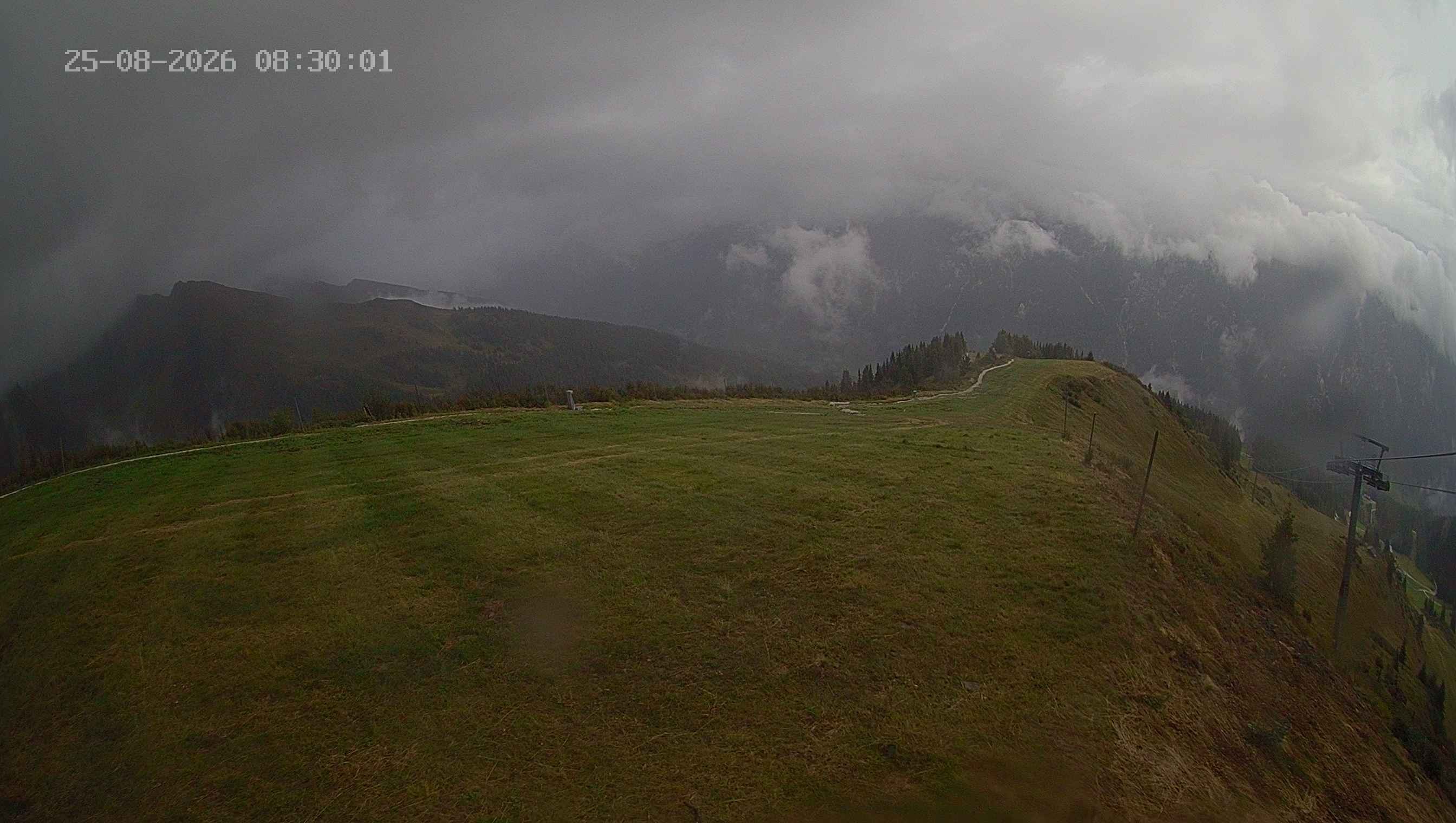 Archived image Webcam Ladurns - Wastenegg Top Station