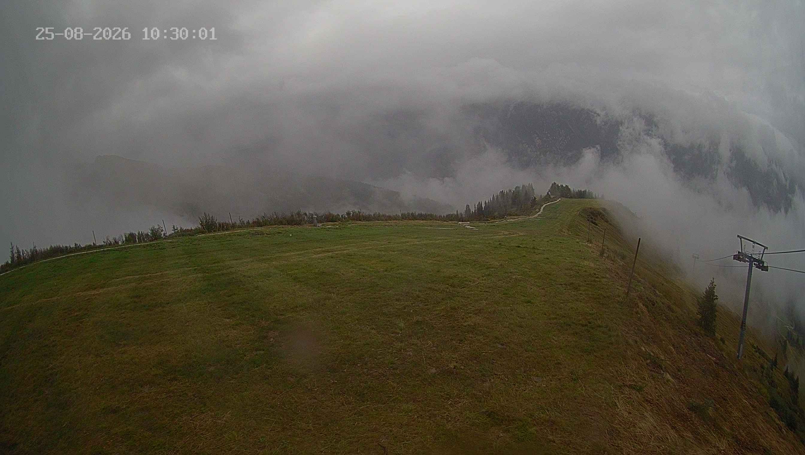 Archived image Webcam Ladurns - Wastenegg Top Station